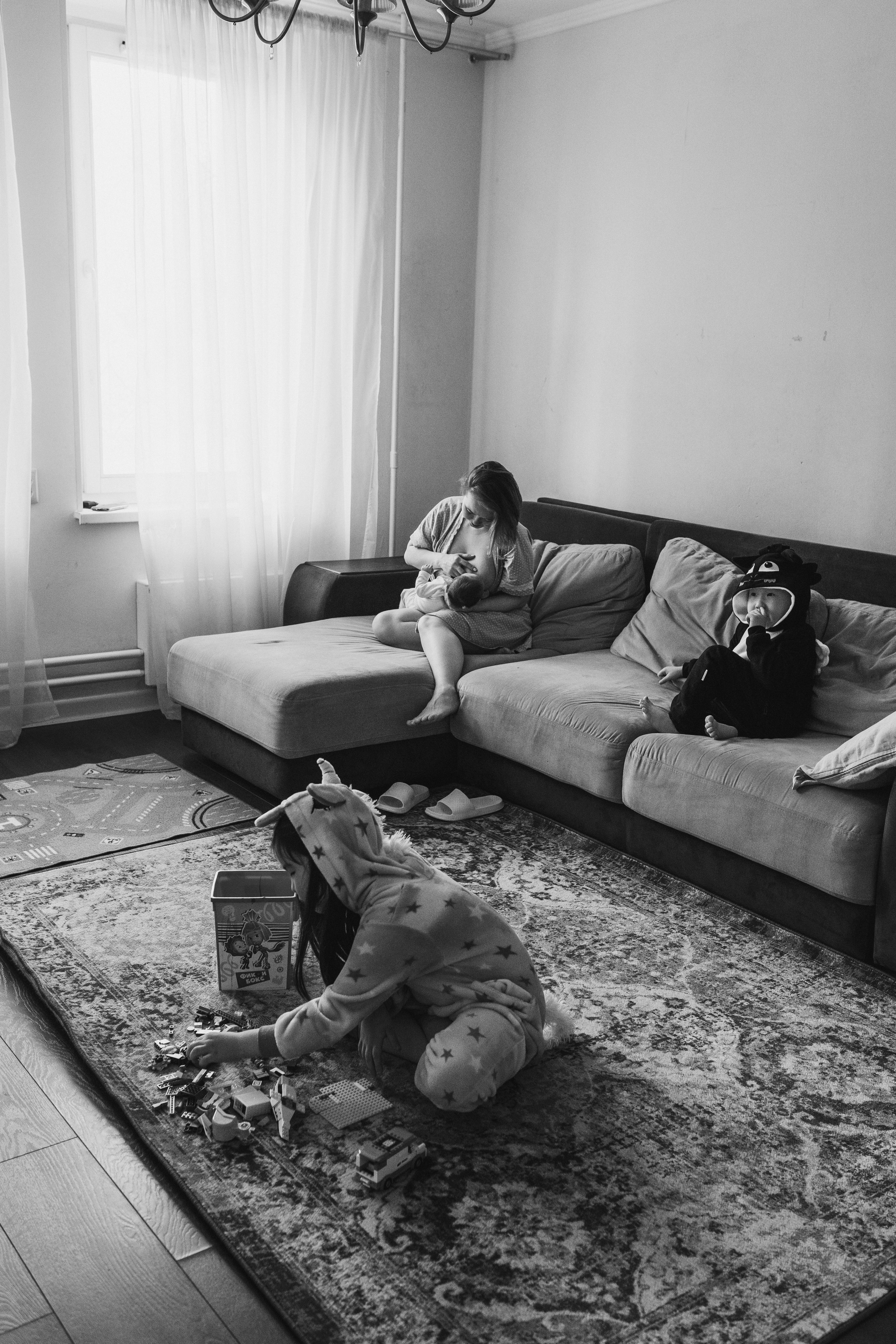 Мурат, Алия и детки Аяна, Нияз, Айлин. Семейный и детский фотограф в Москве Митенкова Мария