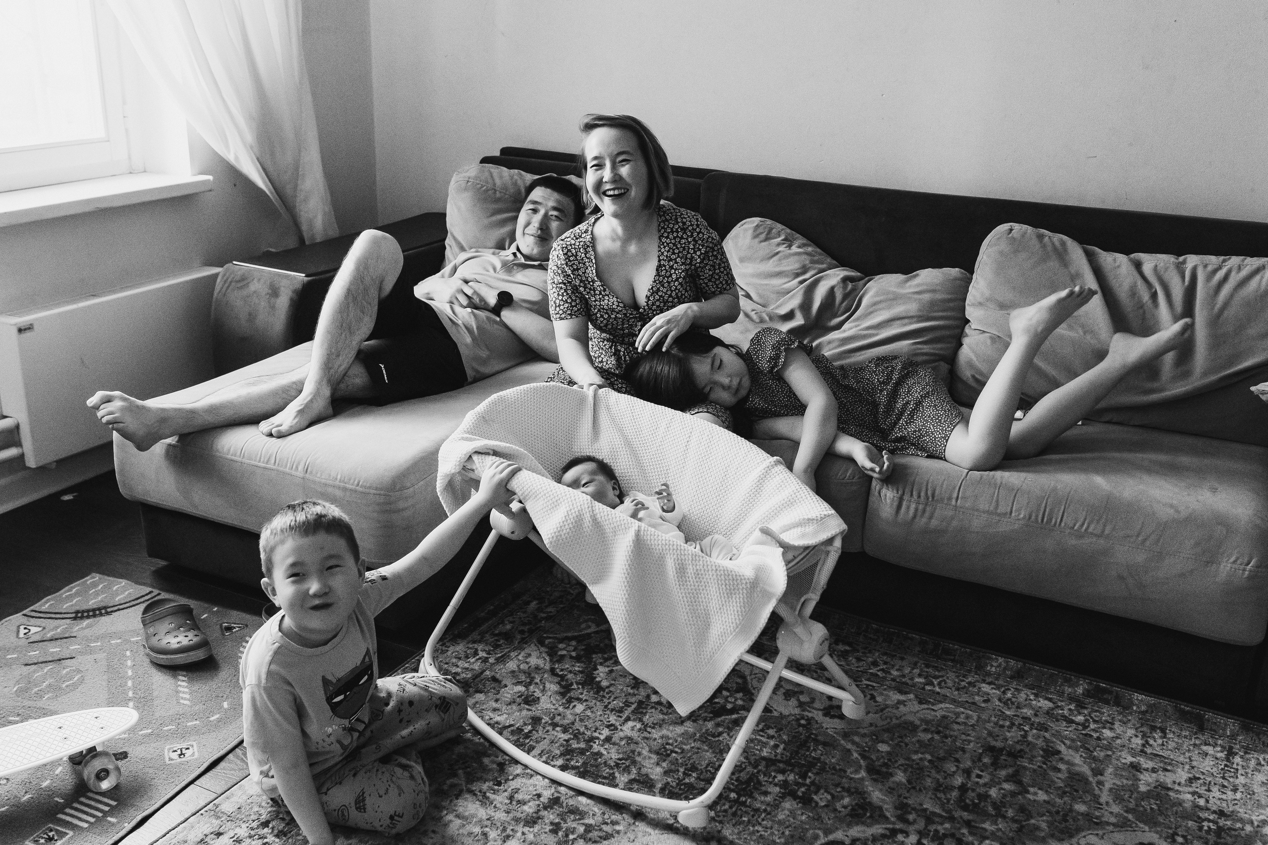 Мурат, Алия и детки Аяна, Нияз, Айлин. Семейный и детский фотограф в Москве Митенкова Мария