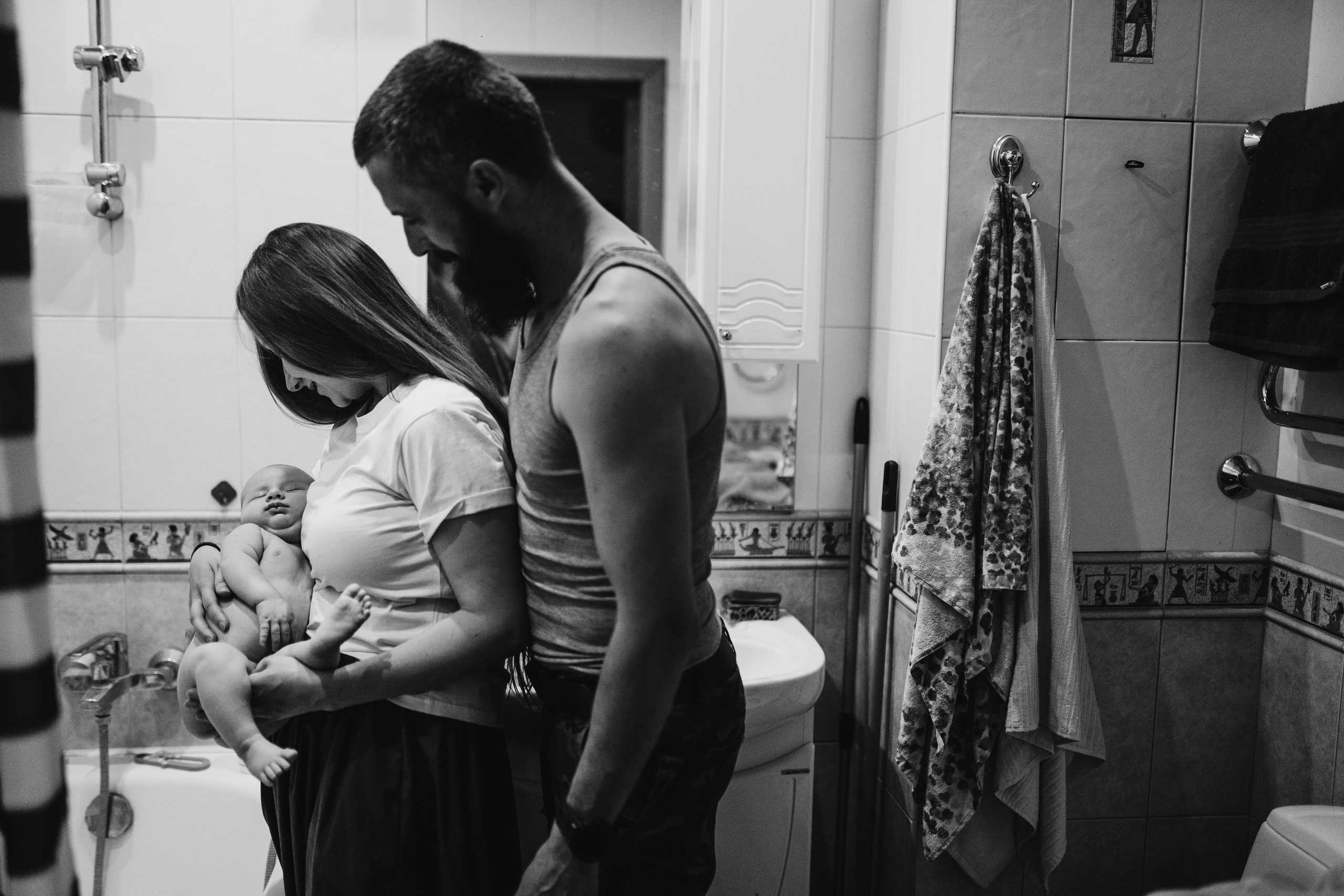 Михаил, Ирина и Ромочка. Домашняя истрия. Семейный и детский фотограф в Москве Митенкова Мария