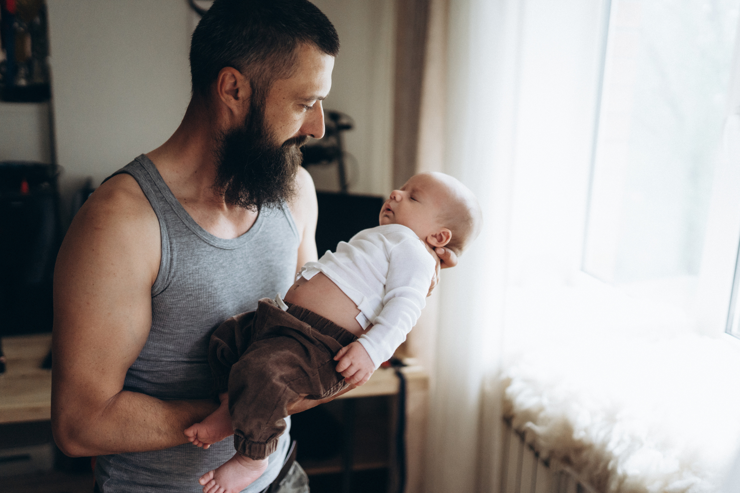 Михаил, Ирина и Ромочка. Домашняя истрия. Семейный и детский фотограф в Москве Митенкова Мария