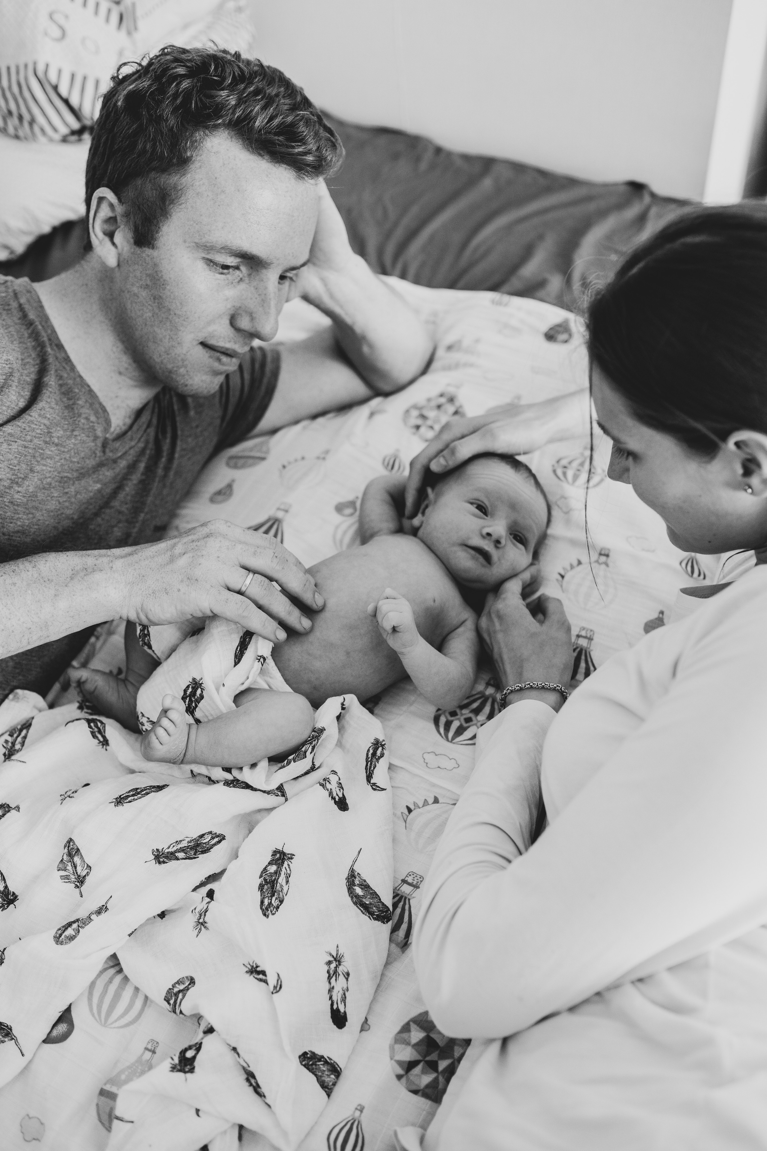 Дмитрий, Татьяна и Петенька.Домашняя история. Семейный и детский фотограф в Москве Митенкова Мария