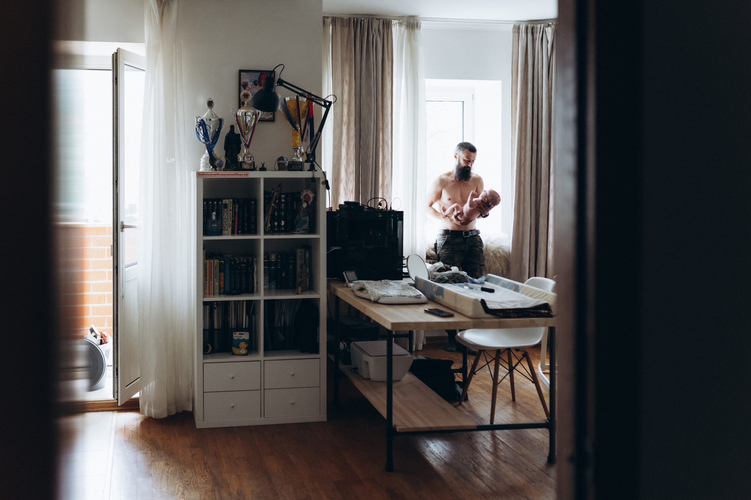 Михаил, Ирина и Ромочка. Домашняя истрия. Семейный и детский фотограф в Москве Митенкова Мария