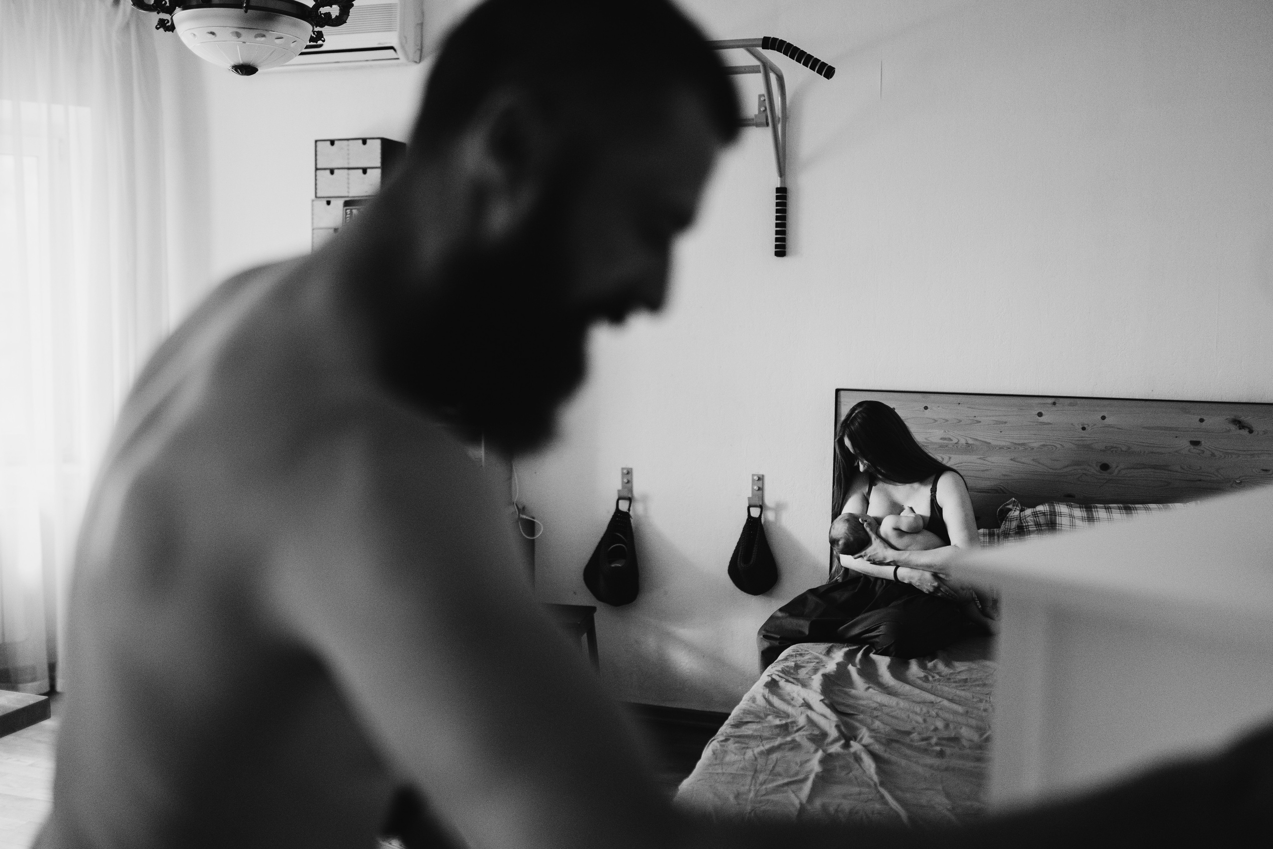 Михаил, Ирина и Ромочка. Домашняя истрия. Семейный и детский фотограф в Москве Митенкова Мария