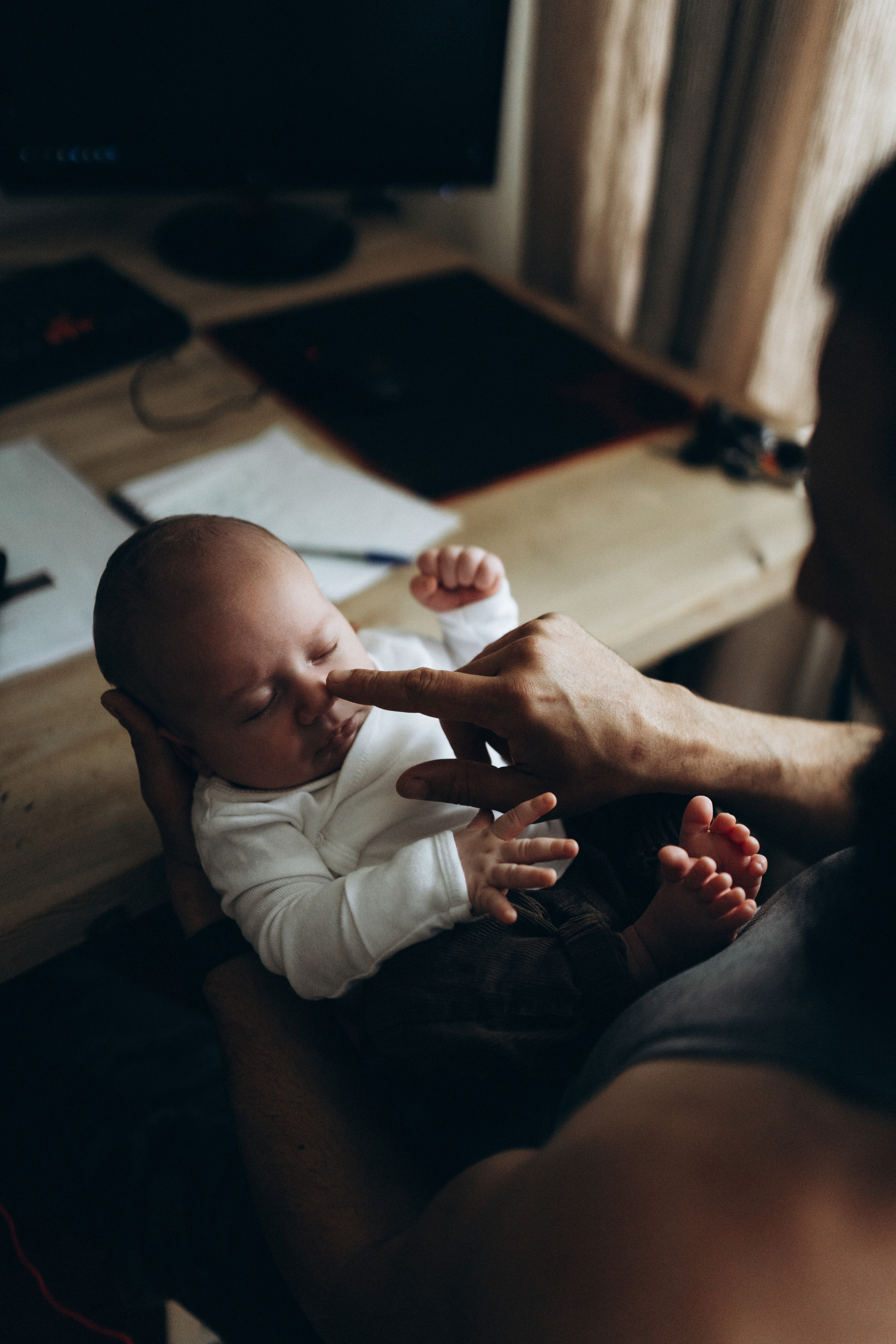 Михаил, Ирина и Ромочка. Домашняя истрия. Семейный и детский фотограф в Москве Митенкова Мария