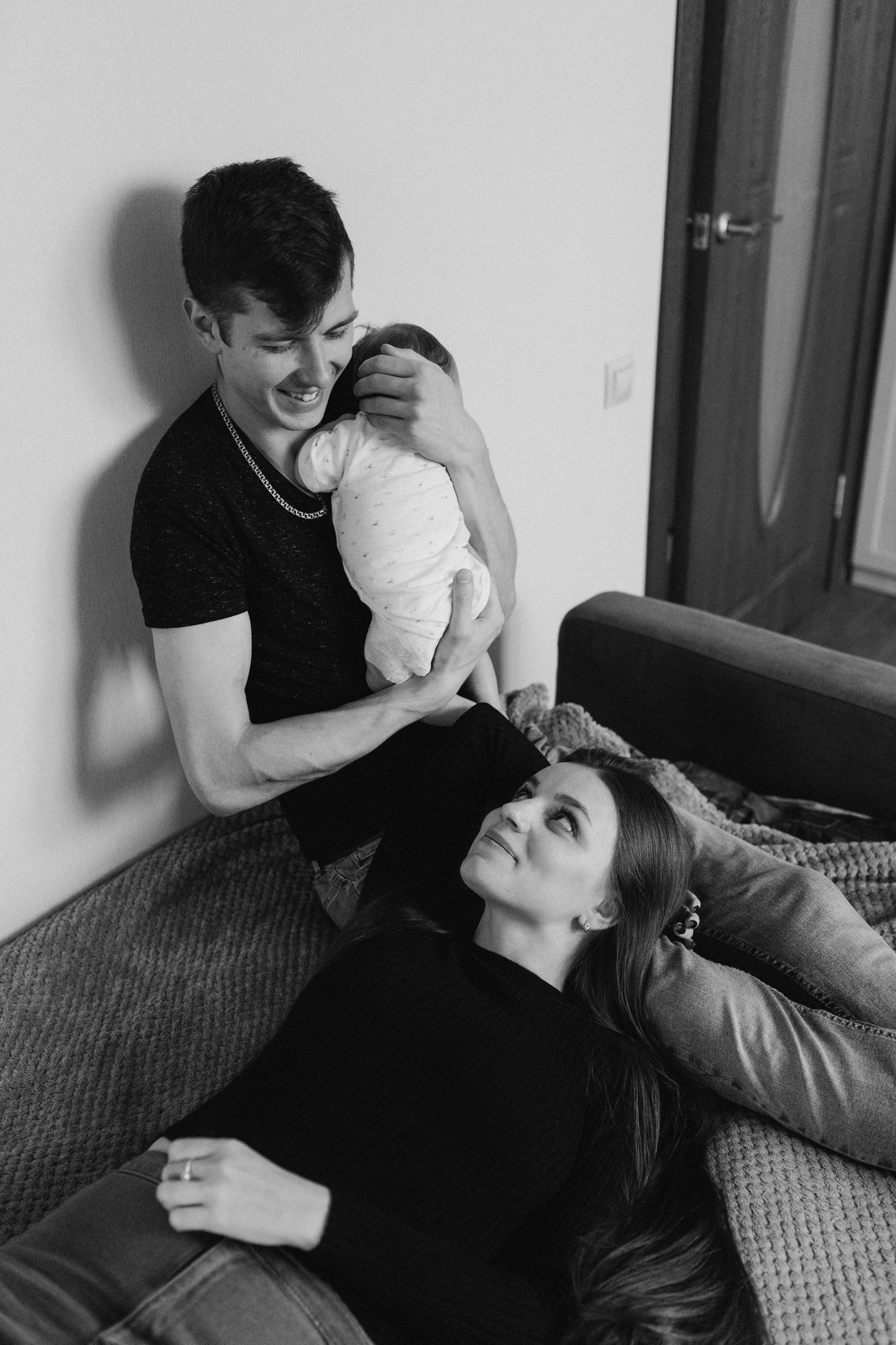 Кирилл, Ирина и маленькая София. Семейный и детский фотограф в Москве Митенкова Мария