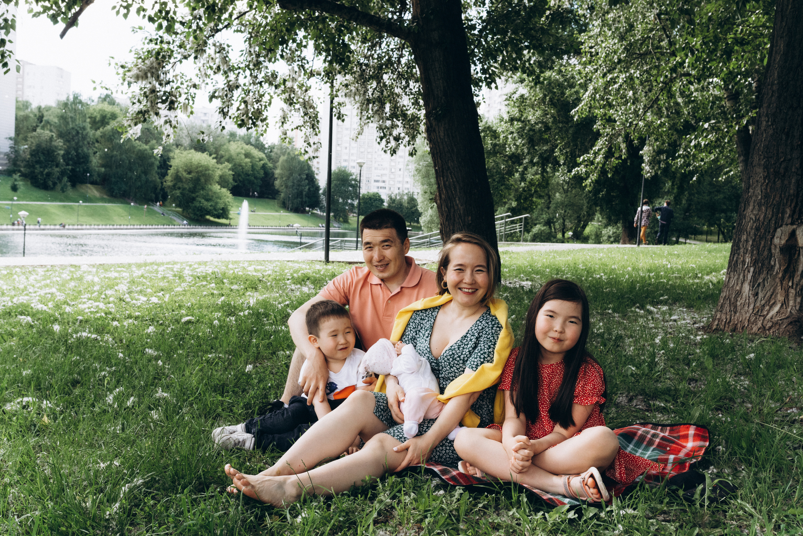 Мурат, Алия и детки Аяна, Нияз, Айлин. Семейный и детский фотограф в Москве Митенкова Мария