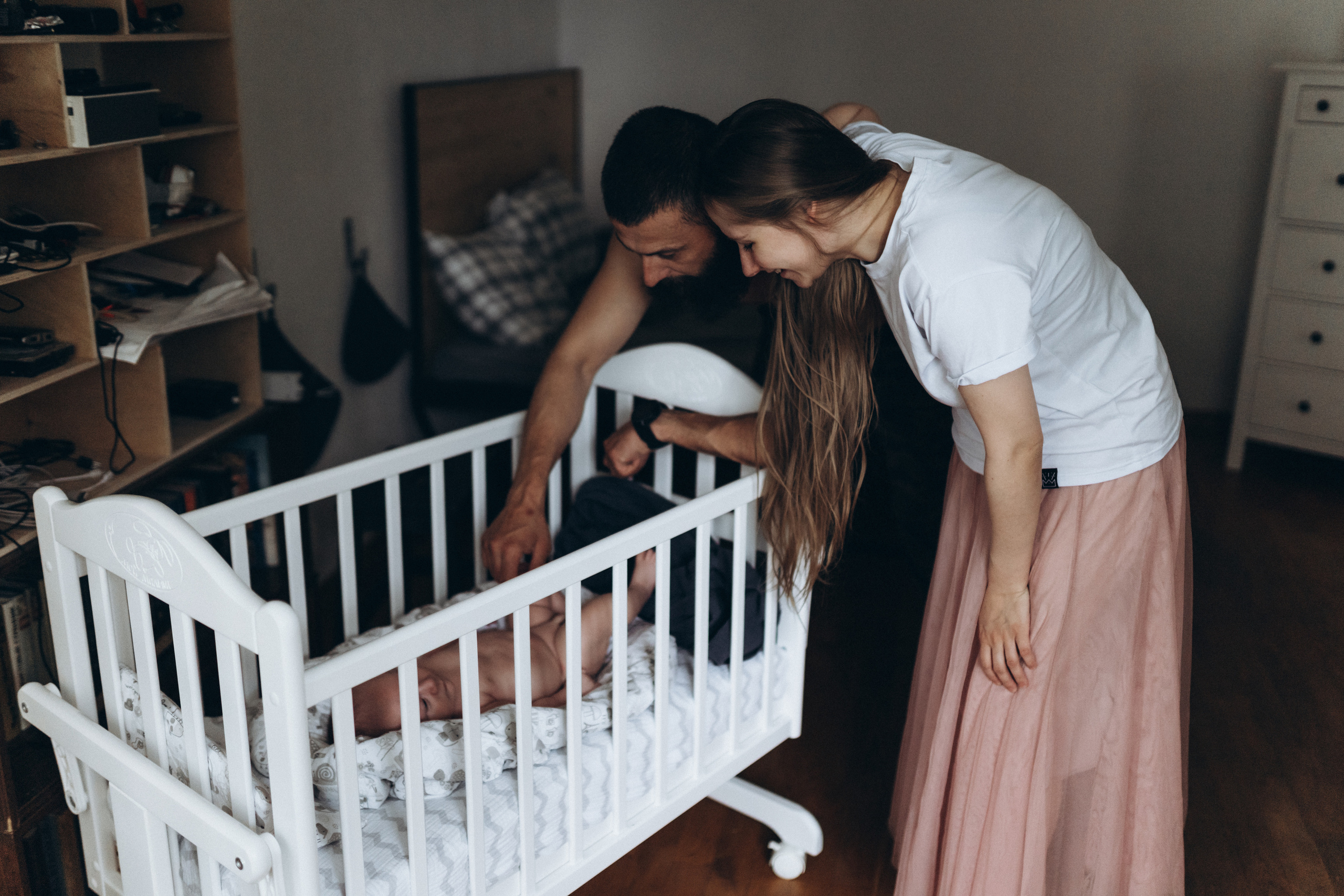 Михаил, Ирина и Ромочка. Домашняя истрия. Семейный и детский фотограф в Москве Митенкова Мария