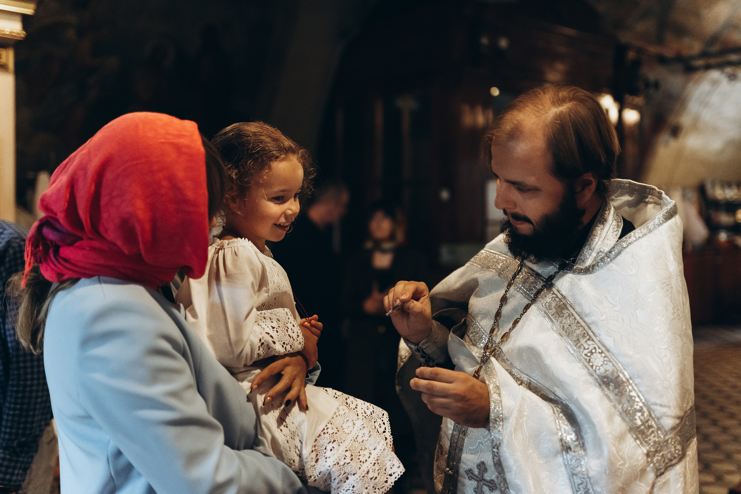 Александр, Евгения, София и Сергей /Таинство Крещения. Семейный и детский фотограф в Москве Митенкова Мария
