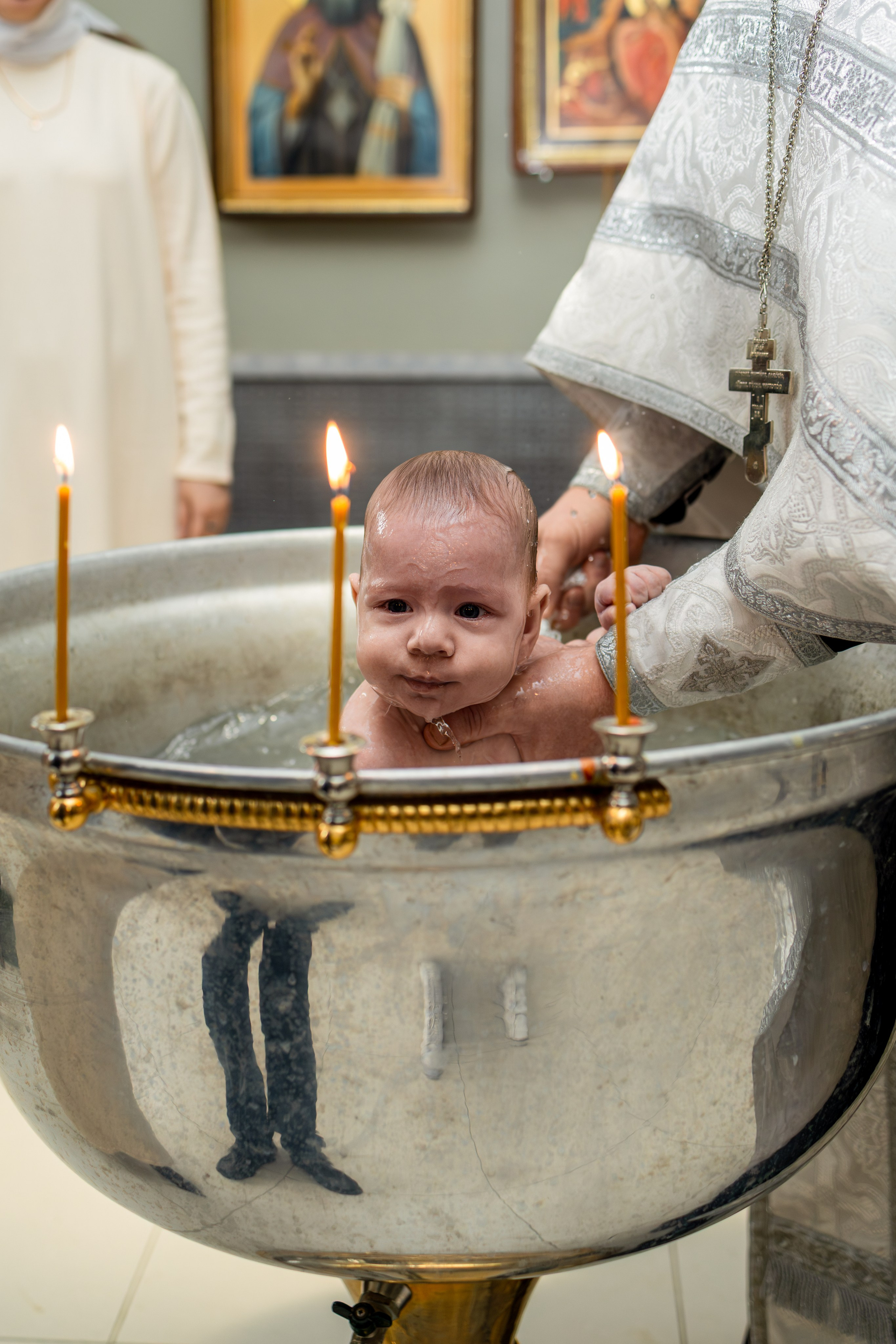 Крещение. Фотограф Виктория Кравец