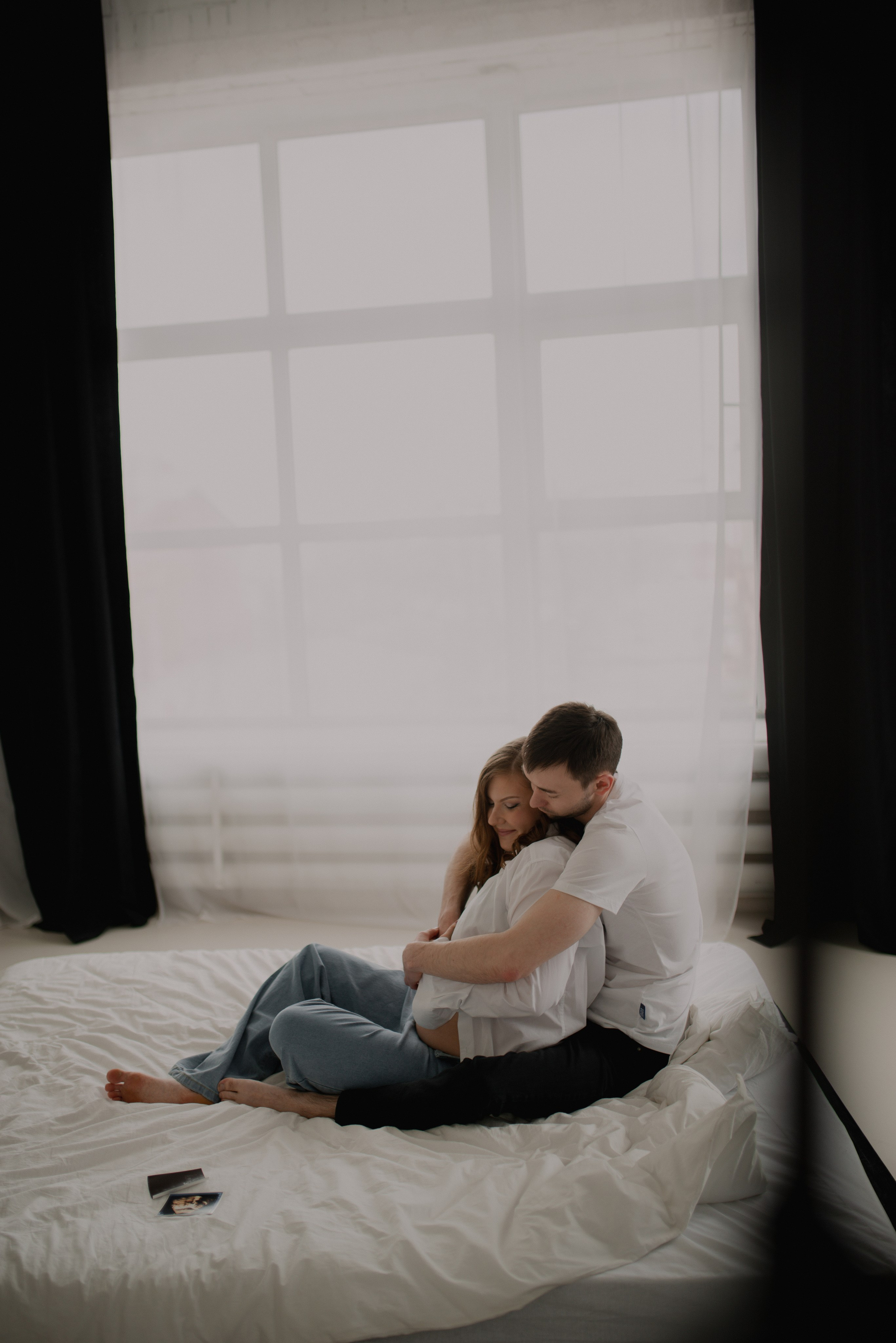 Фотосессия беременности в студии Бутово. Семейная фотосессия Бутово Москва фотограф Алина Морщагина