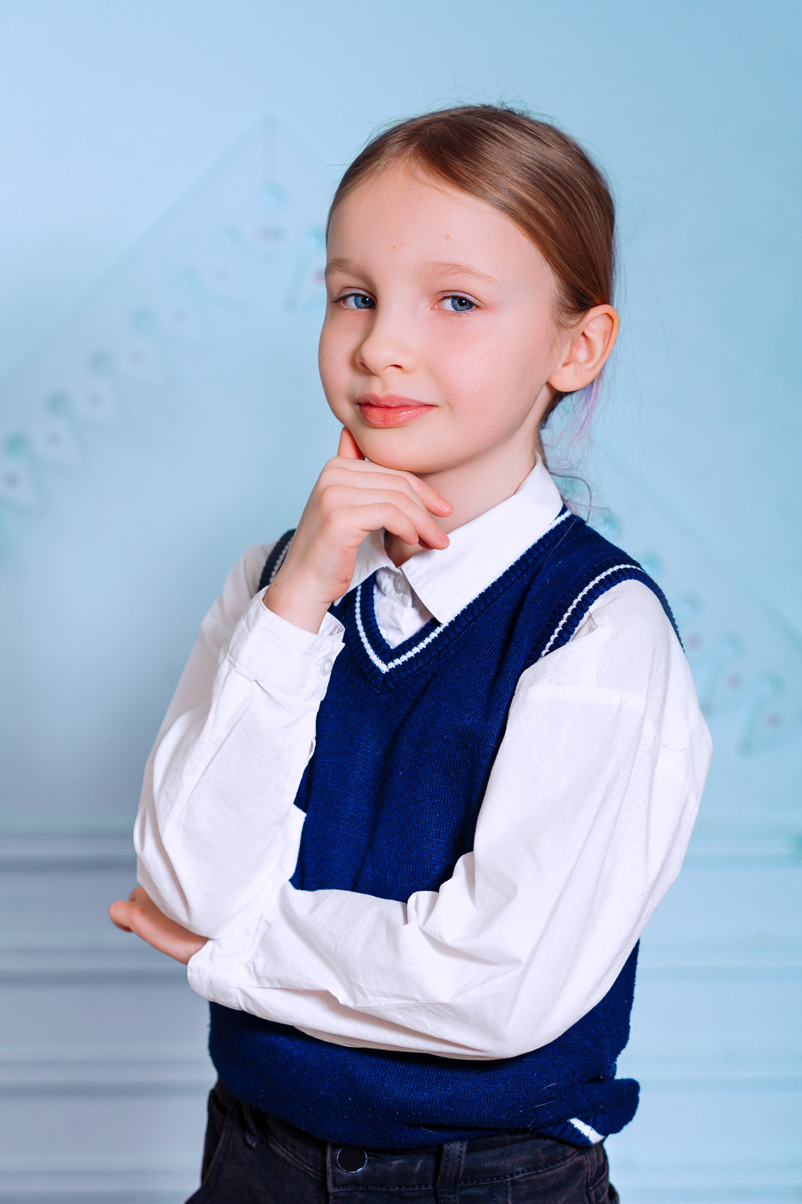 Портрет и виньетка класса. Выпускной школьный альбом в Москве / Школьный фотограф Юлия Михайленко