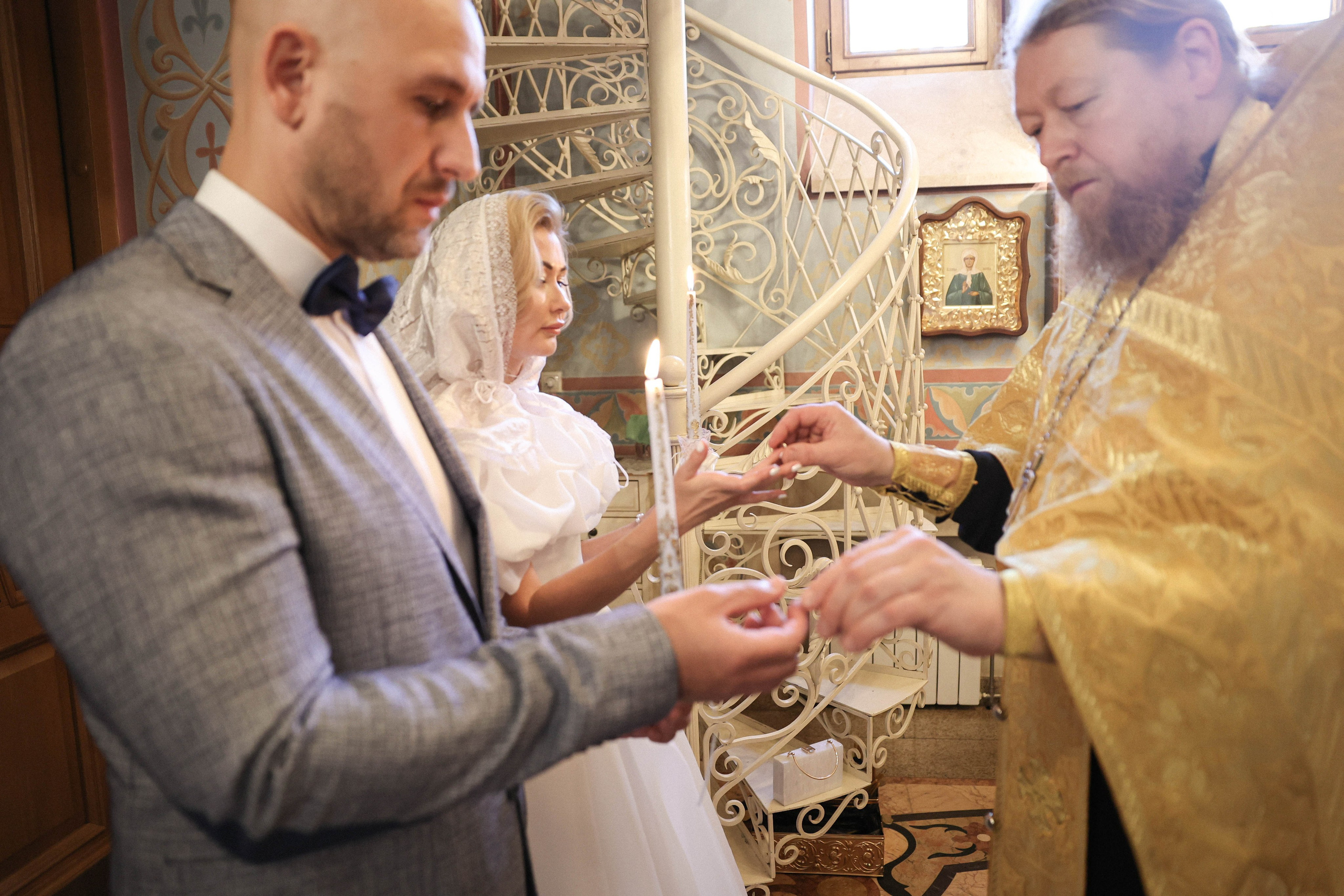 ВЕНЧАНИЕ. Свадебный, репортажный, фотограф Москва и Московская область
