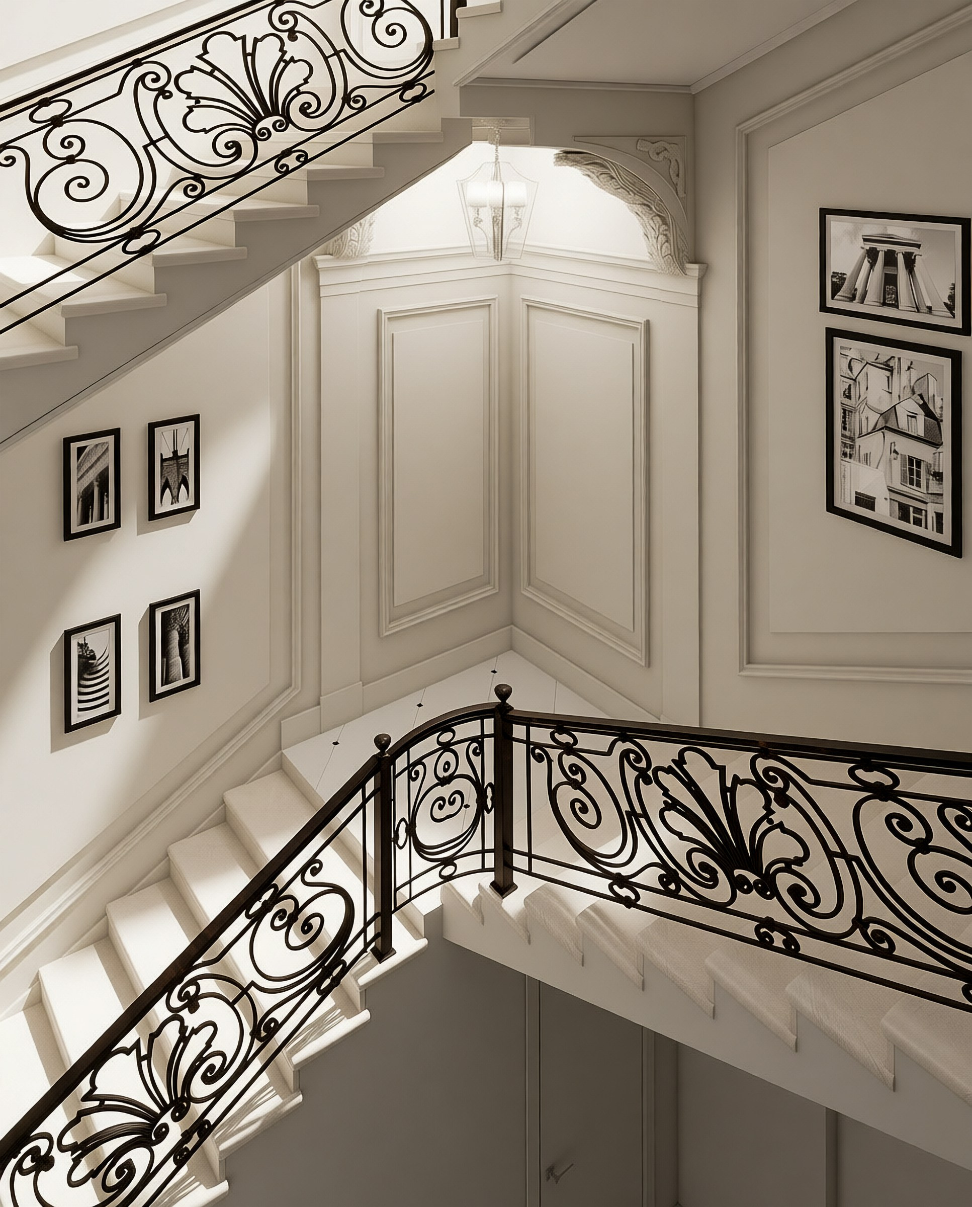 Лестница в стиле Неоклассика