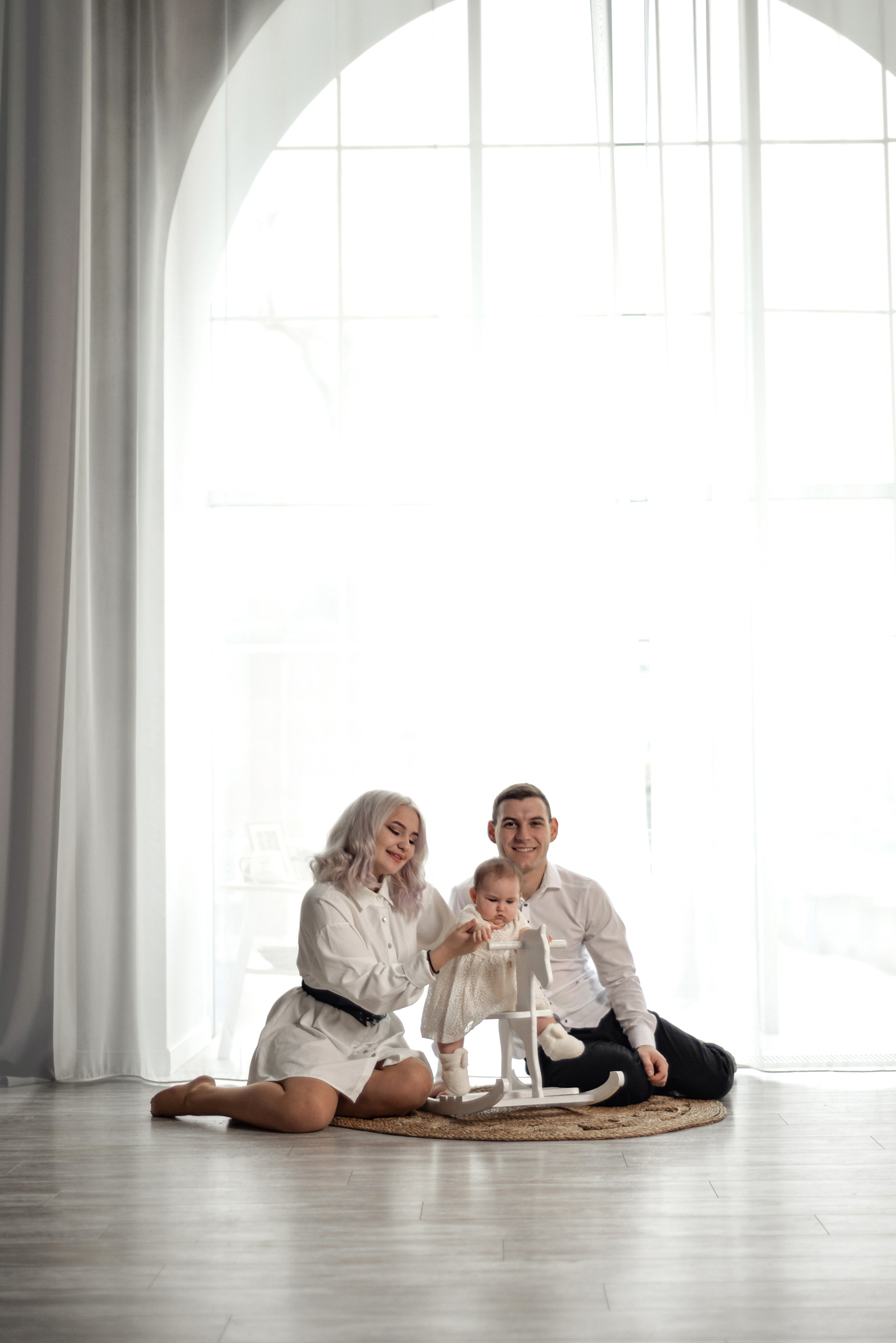 Семейная (Данил, Даша, Аделина) в студии Константа. Семейный и свадебный фотограф Галина Абакумова, фотосессии в Белгороде