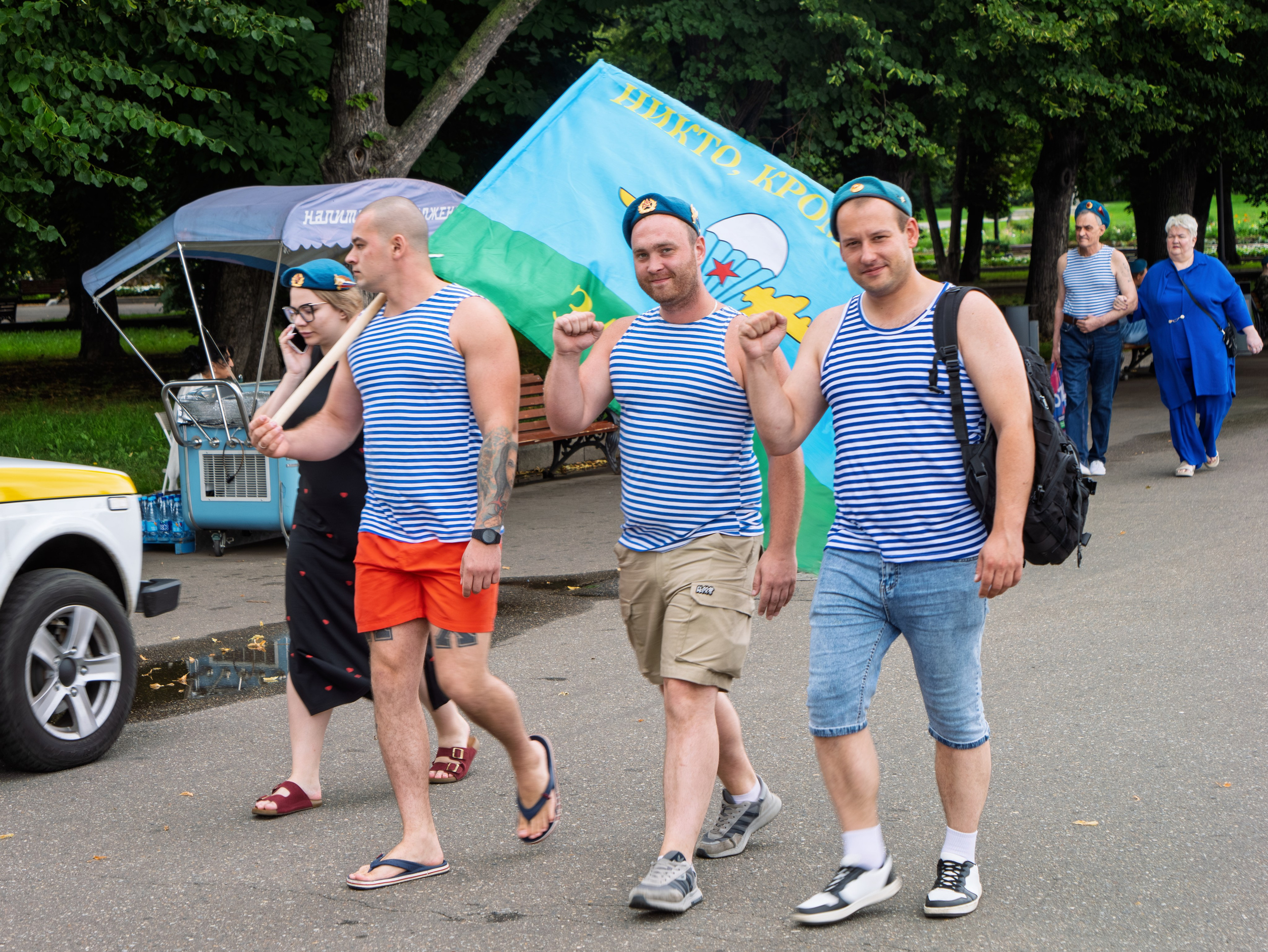 Празднование 95-летия ВДВ в парке горького 2 августа 2025 гола. Фотограф Никифоров-Гордеев Сергей. Москва и МО