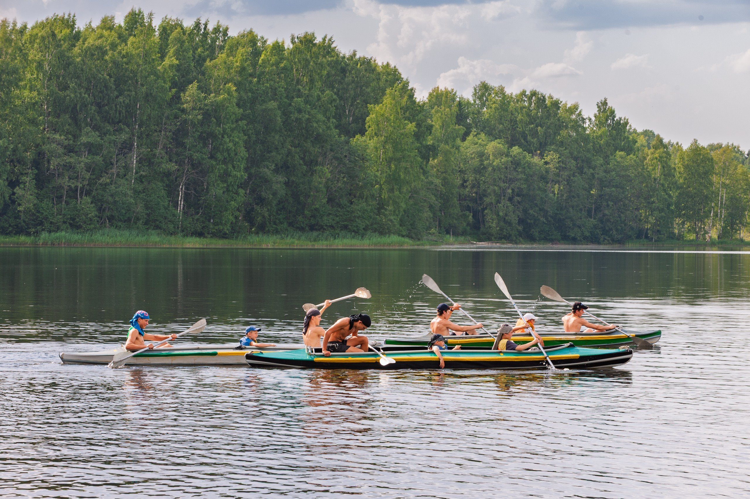 Летние тренировочные боры Школы Боевых Искусств «МОН», Валдай 2011 г. Валдайская кругосветка, байдарки