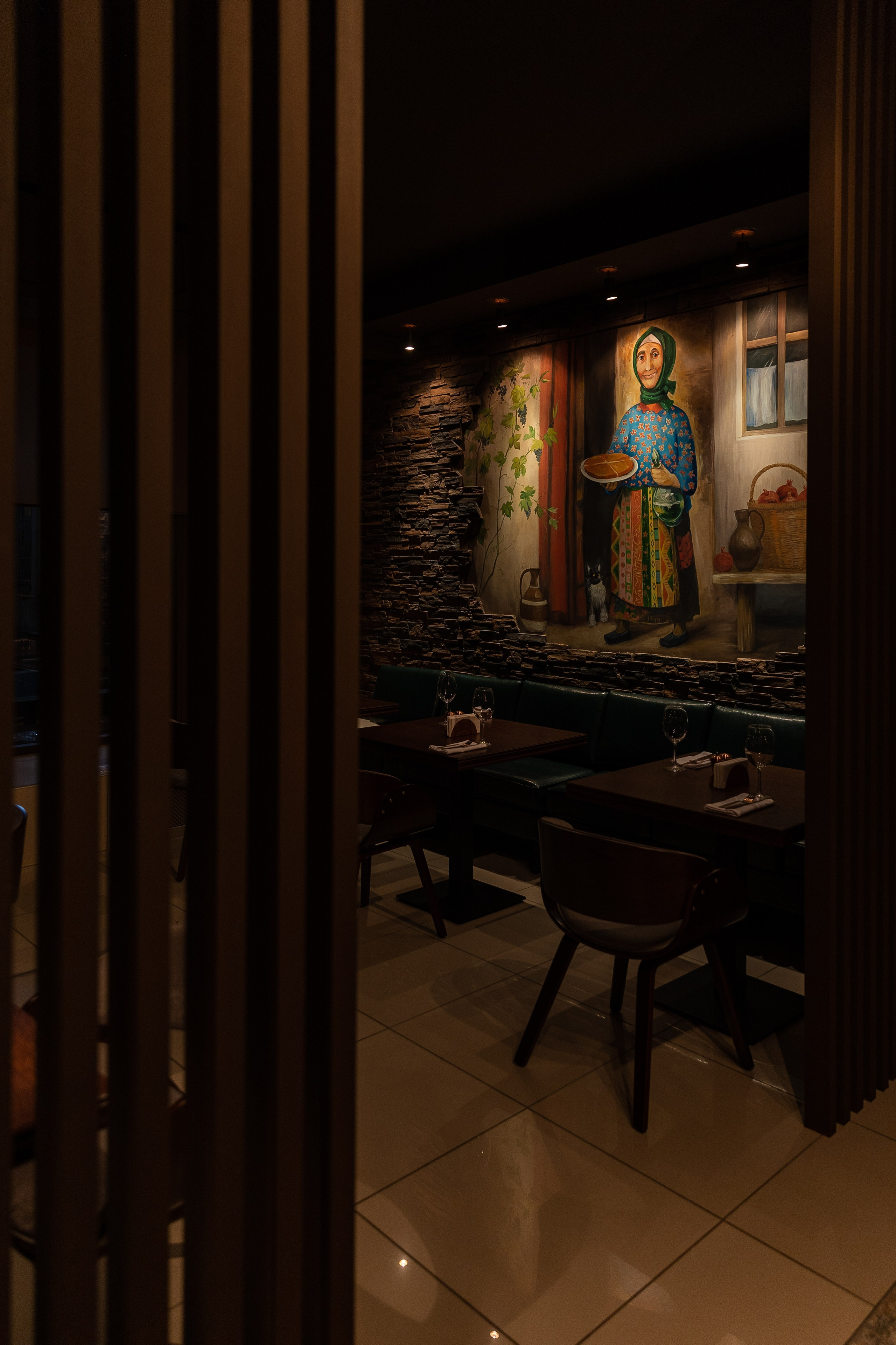 Интерьер ресторана Мимино. Свадебный фотограф Москва Саша Серегина (Сашина)