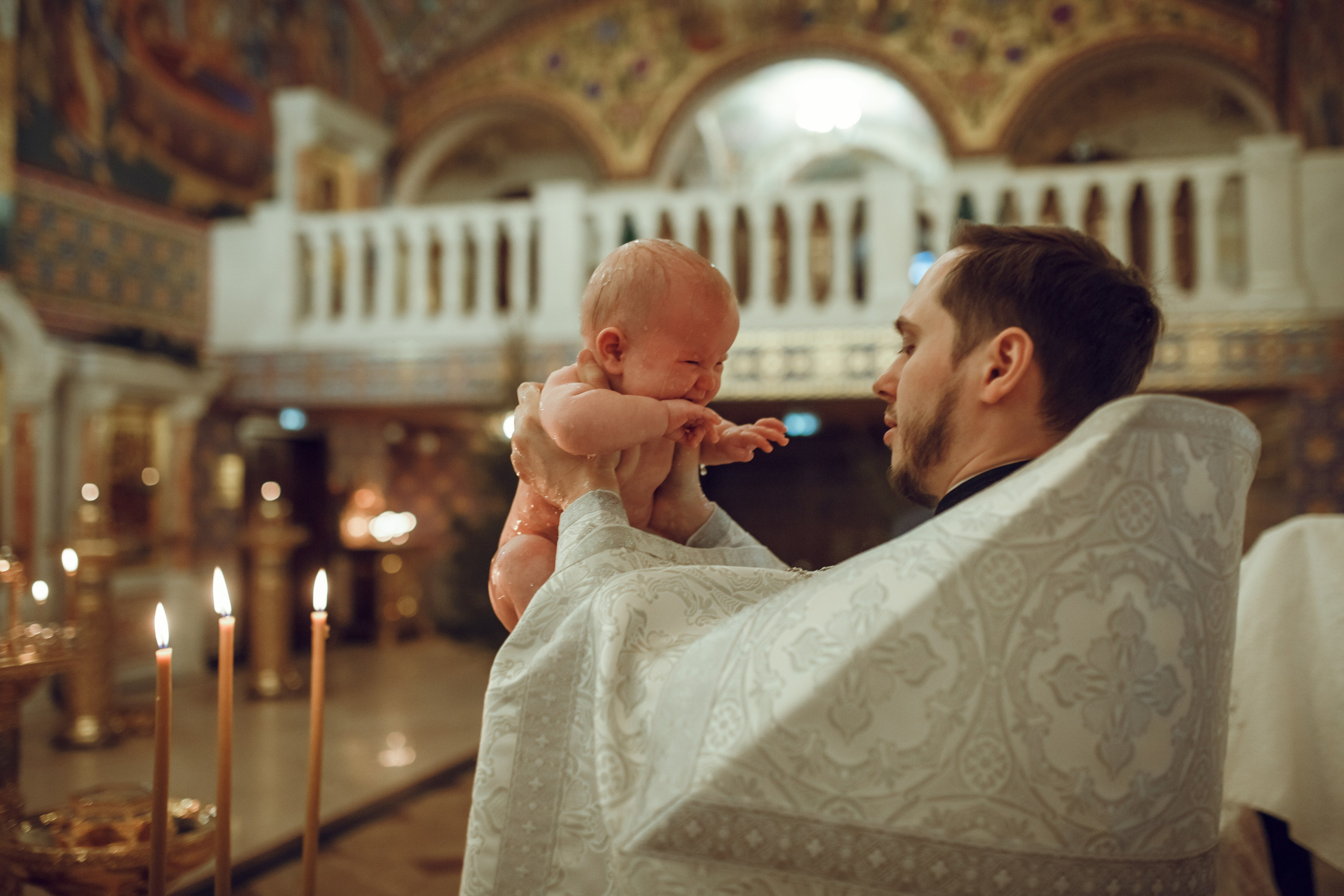 Крещение Виктории. Фотограф на Крещение, семейный фотограф в Москве