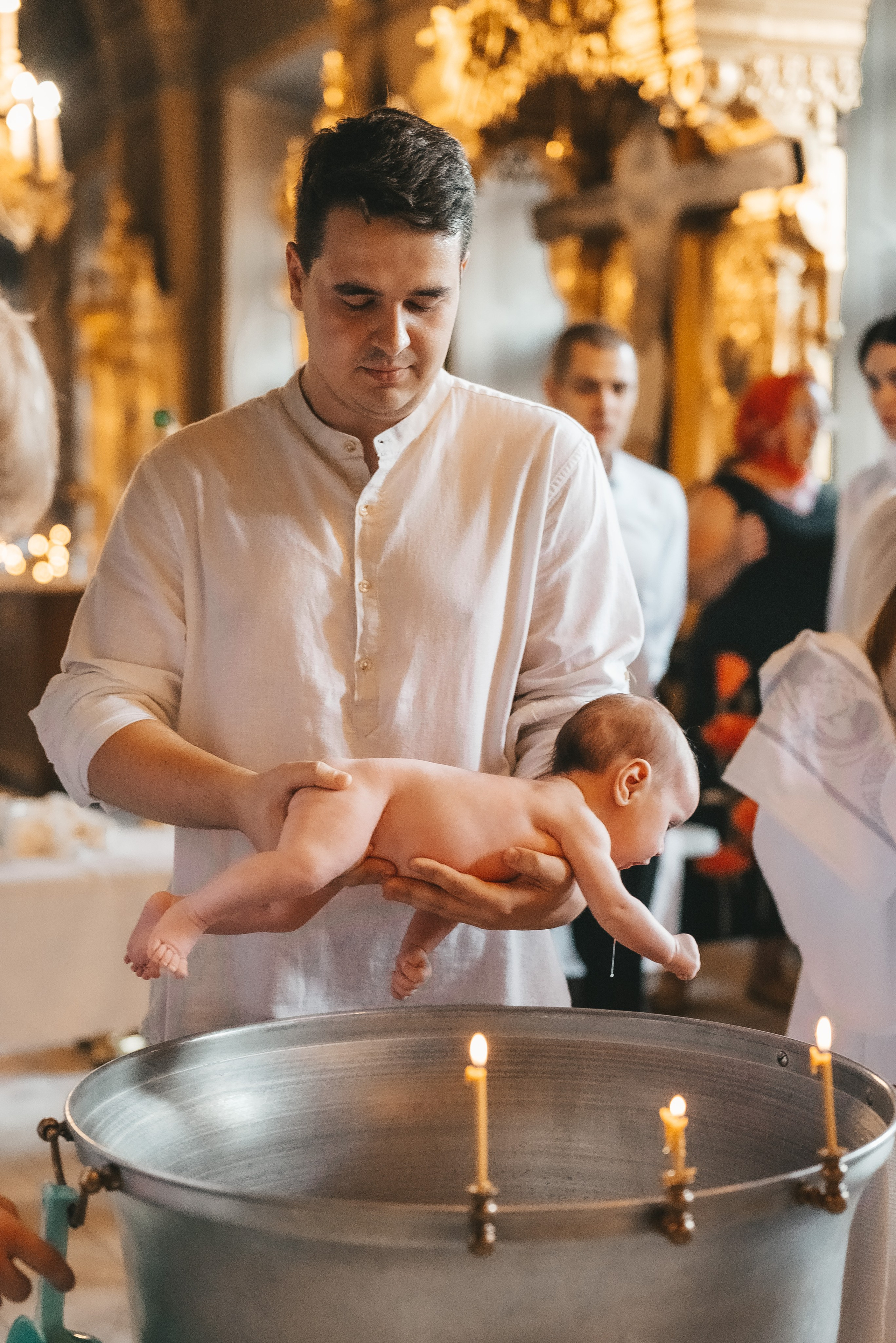 Таинство крещения Арины. Свадебный и семейный фотограф Юлия Чернобай | Подольск, Москва, Московская область