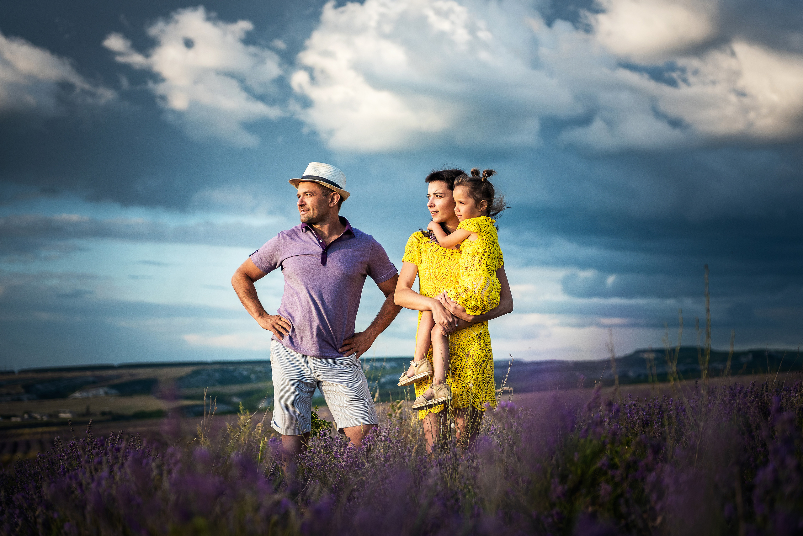 Съемка семьи в лавандовом поле. Фотограф в Севастополе и Крыму Горбунов Денис