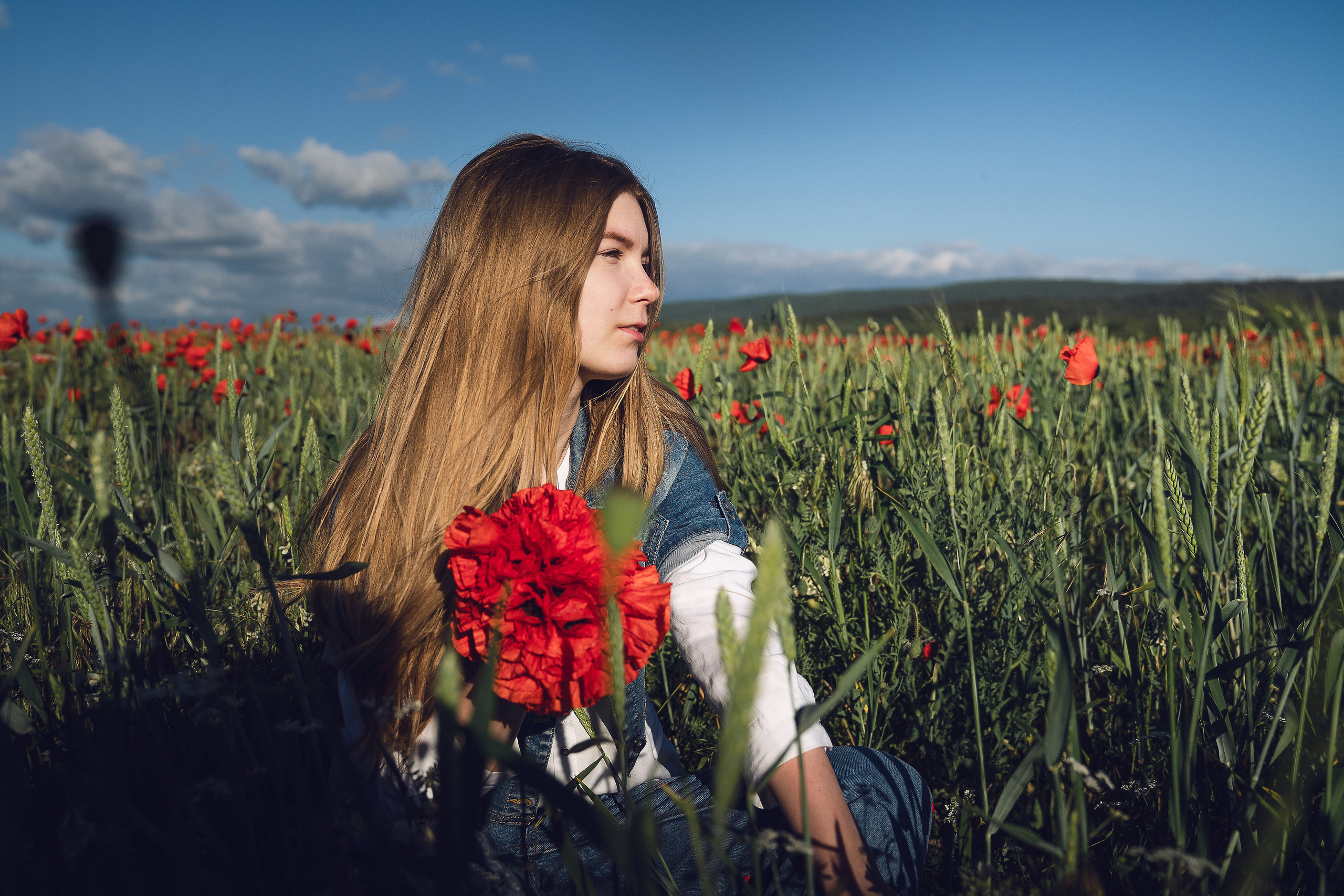 Красивый фотосет в маковом поле. Фотограф в Севастополе и Крыму Горбунов Денис