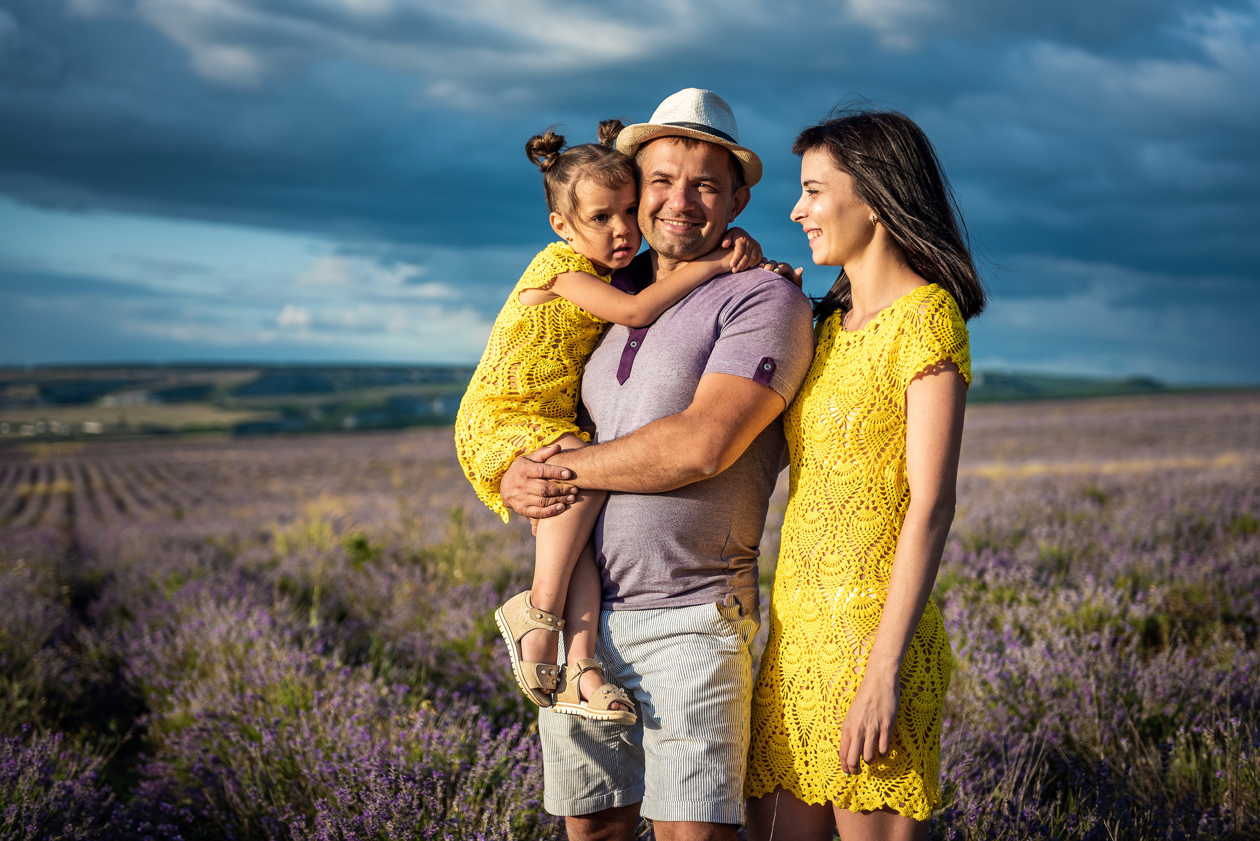 Съемка семьи в лавандовом поле. Фотограф в Севастополе и Крыму Горбунов Денис