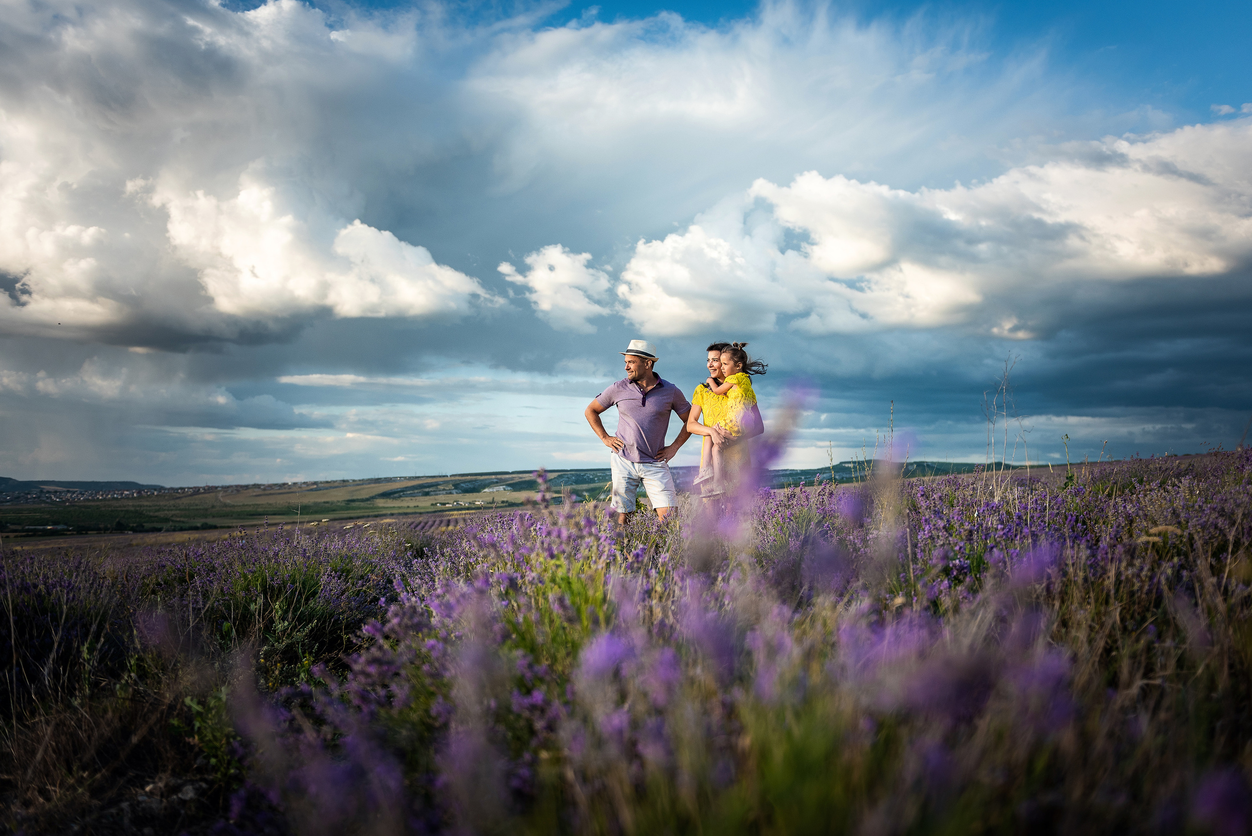 Съемка семьи в лавандовом поле. Фотограф в Севастополе и Крыму Горбунов Денис