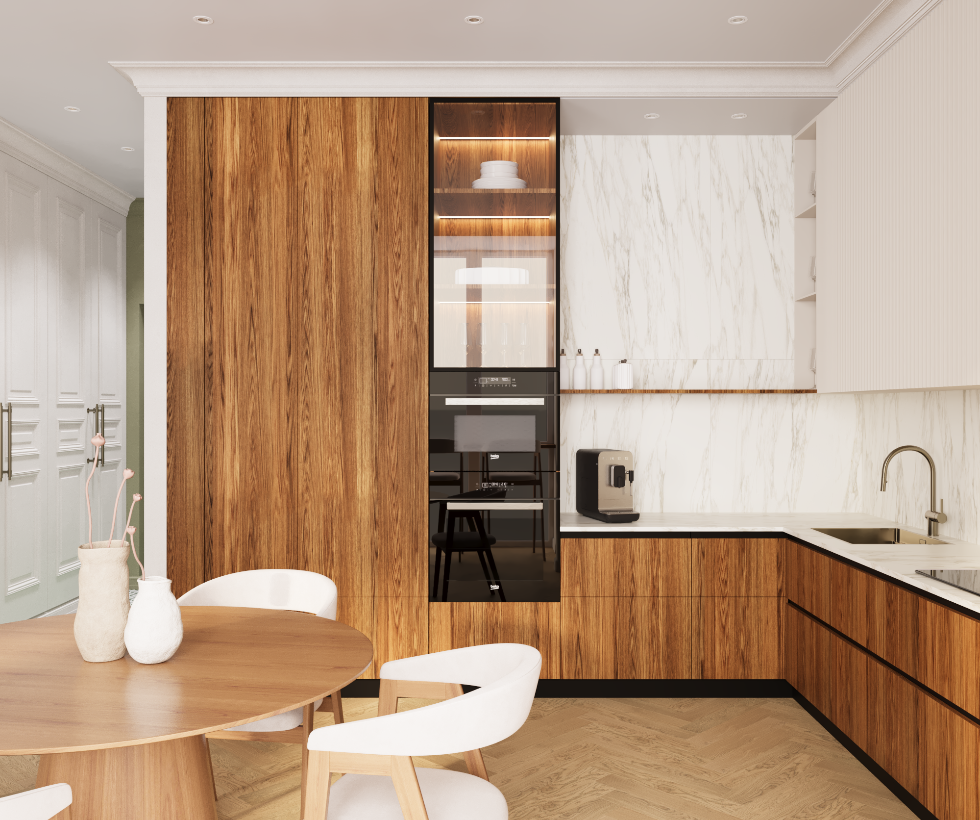 ЖК Видинеевский 78 m², г. Уфа. Дизайн интерьера и ремонта Уфа Москва