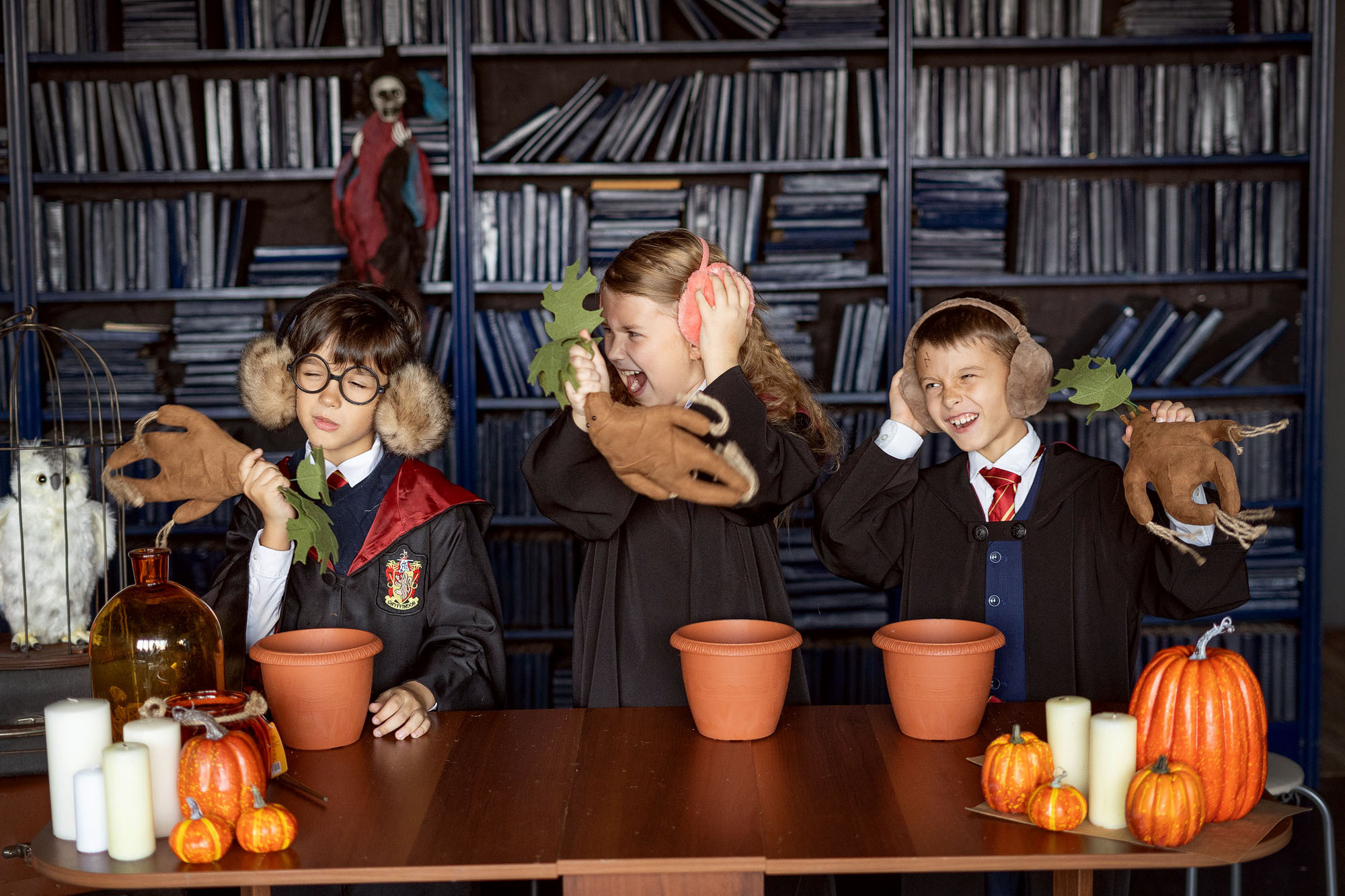 Хэллоуин и Рождество в ХОГВАРТСЕ. Семейный и детский фотограф в Хабаровске Анна Гриневич