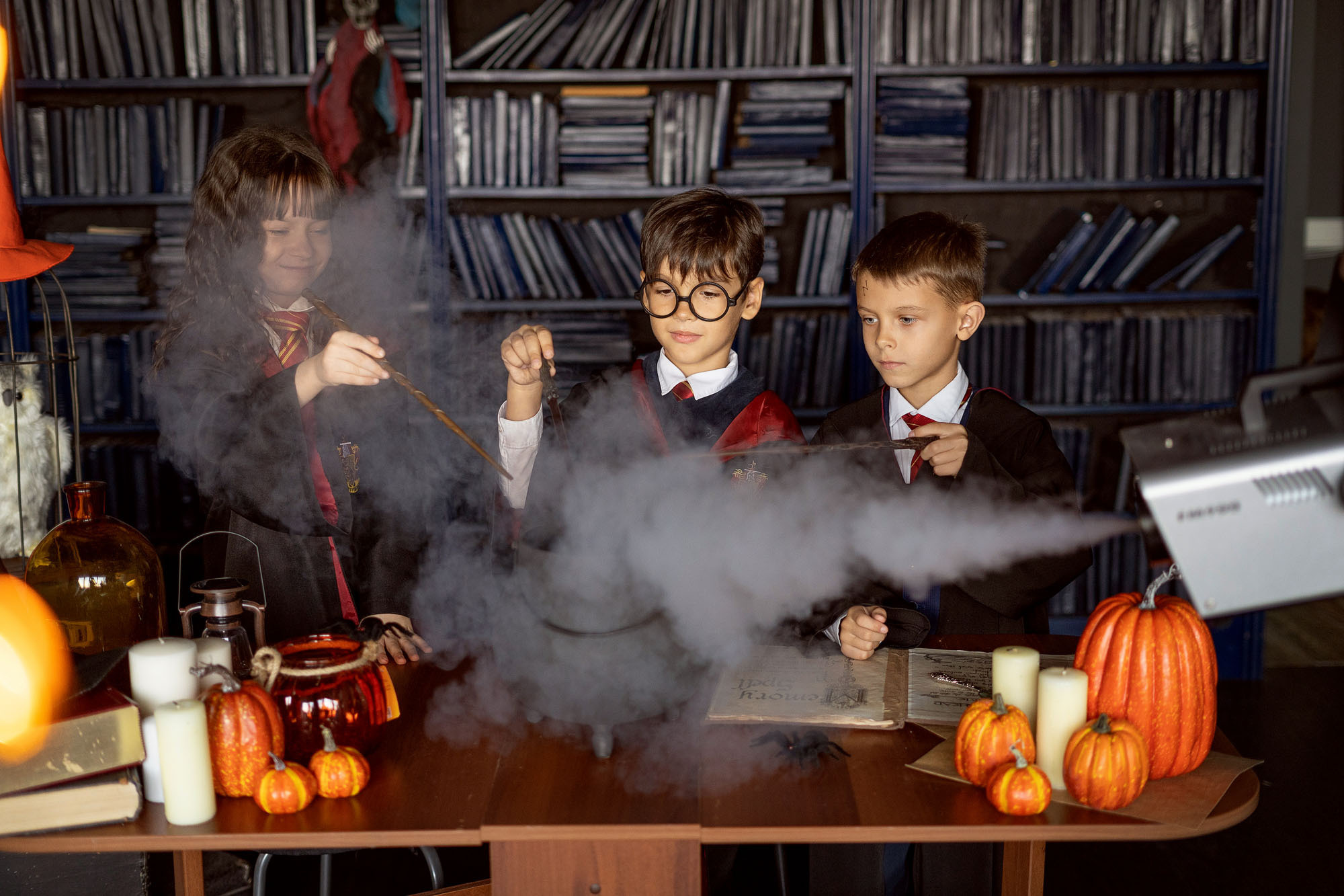 Хэллоуин и Рождество в ХОГВАРТСЕ. Семейный и детский фотограф в Хабаровске Анна Гриневич