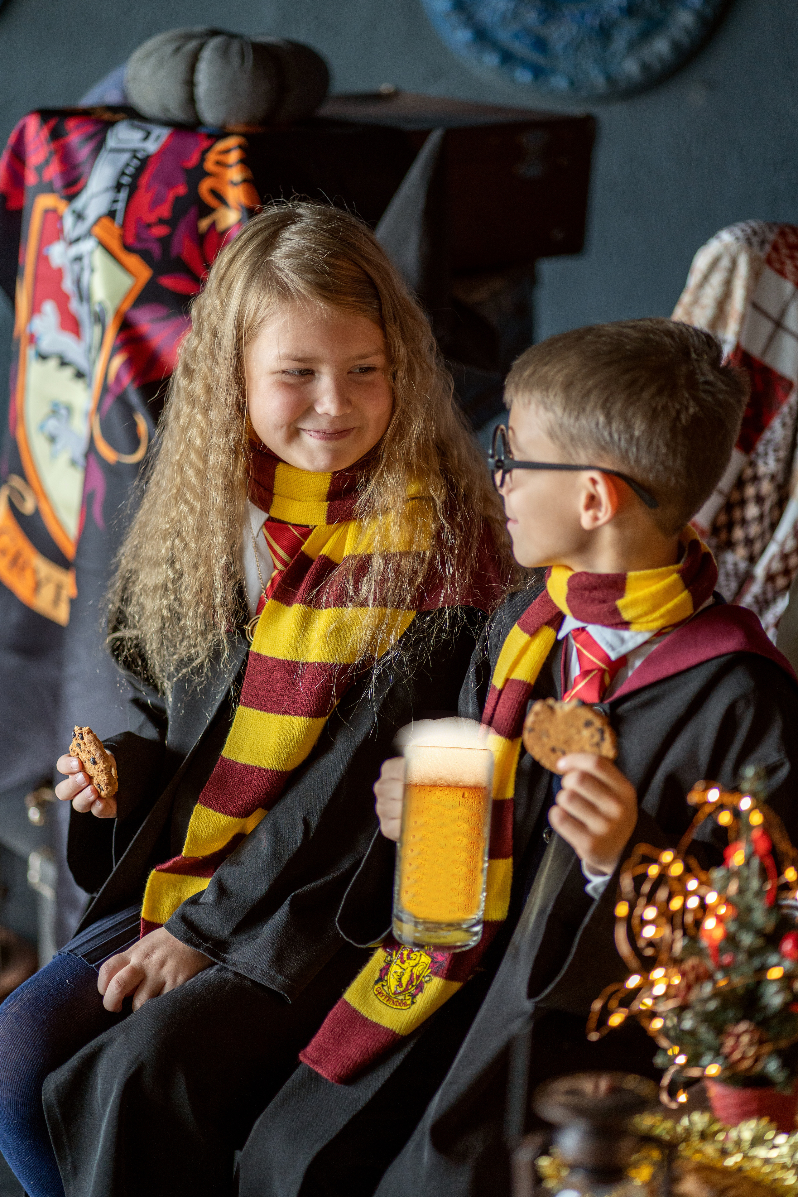 Хэллоуин и Рождество в ХОГВАРТСЕ. Семейный и детский фотограф в Хабаровске Анна Гриневич