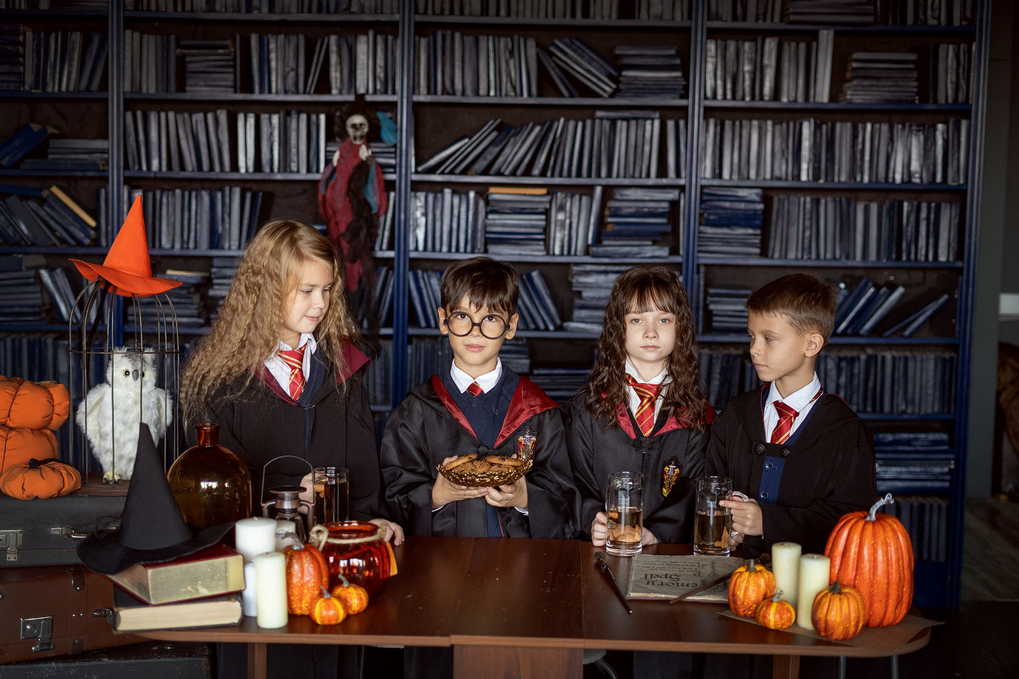 Хэллоуин и Рождество в ХОГВАРТСЕ. Семейный и детский фотограф в Хабаровске Анна Гриневич