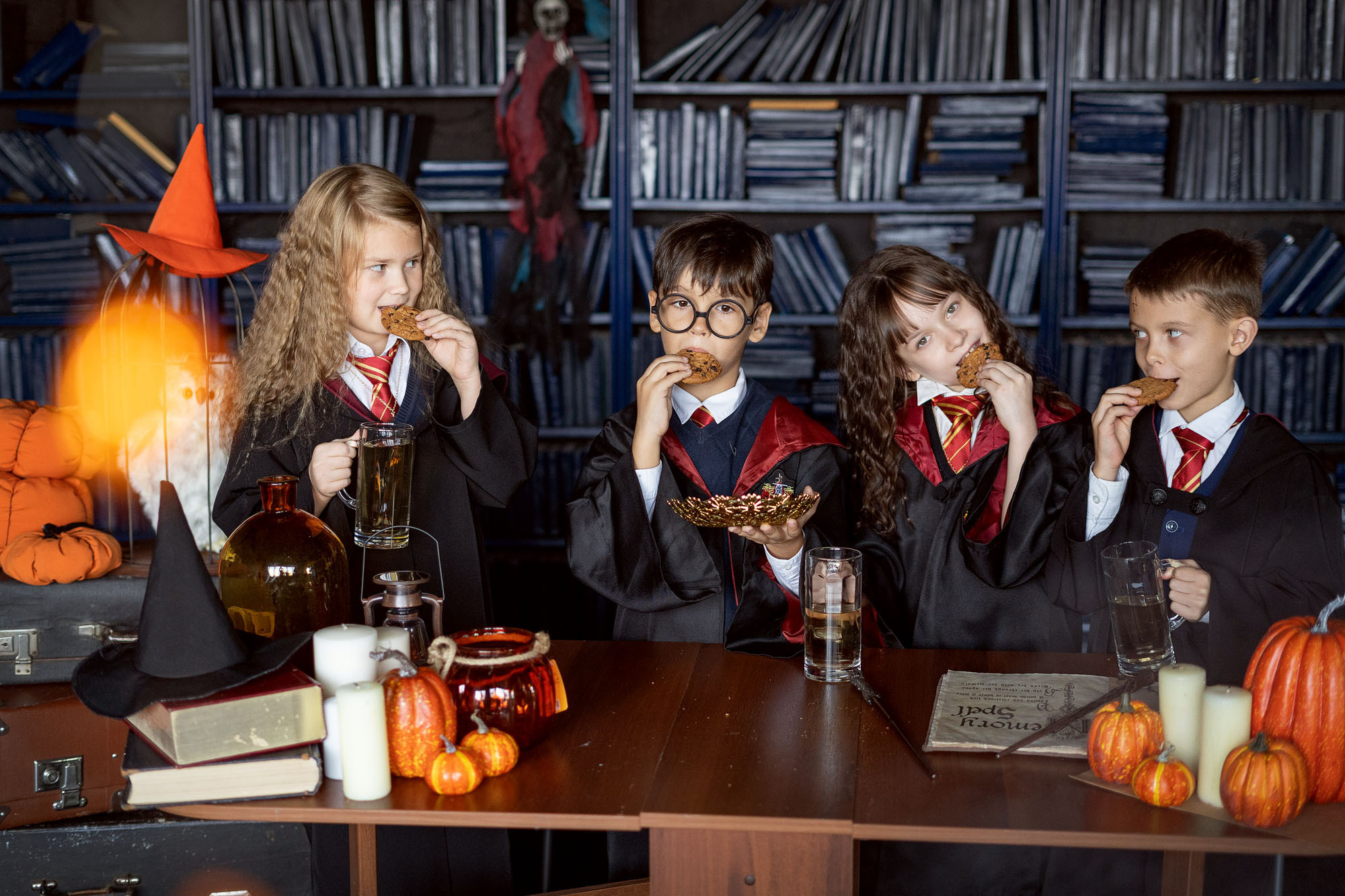 Хэллоуин и Рождество в ХОГВАРТСЕ. Семейный и детский фотограф в Хабаровске Анна Гриневич
