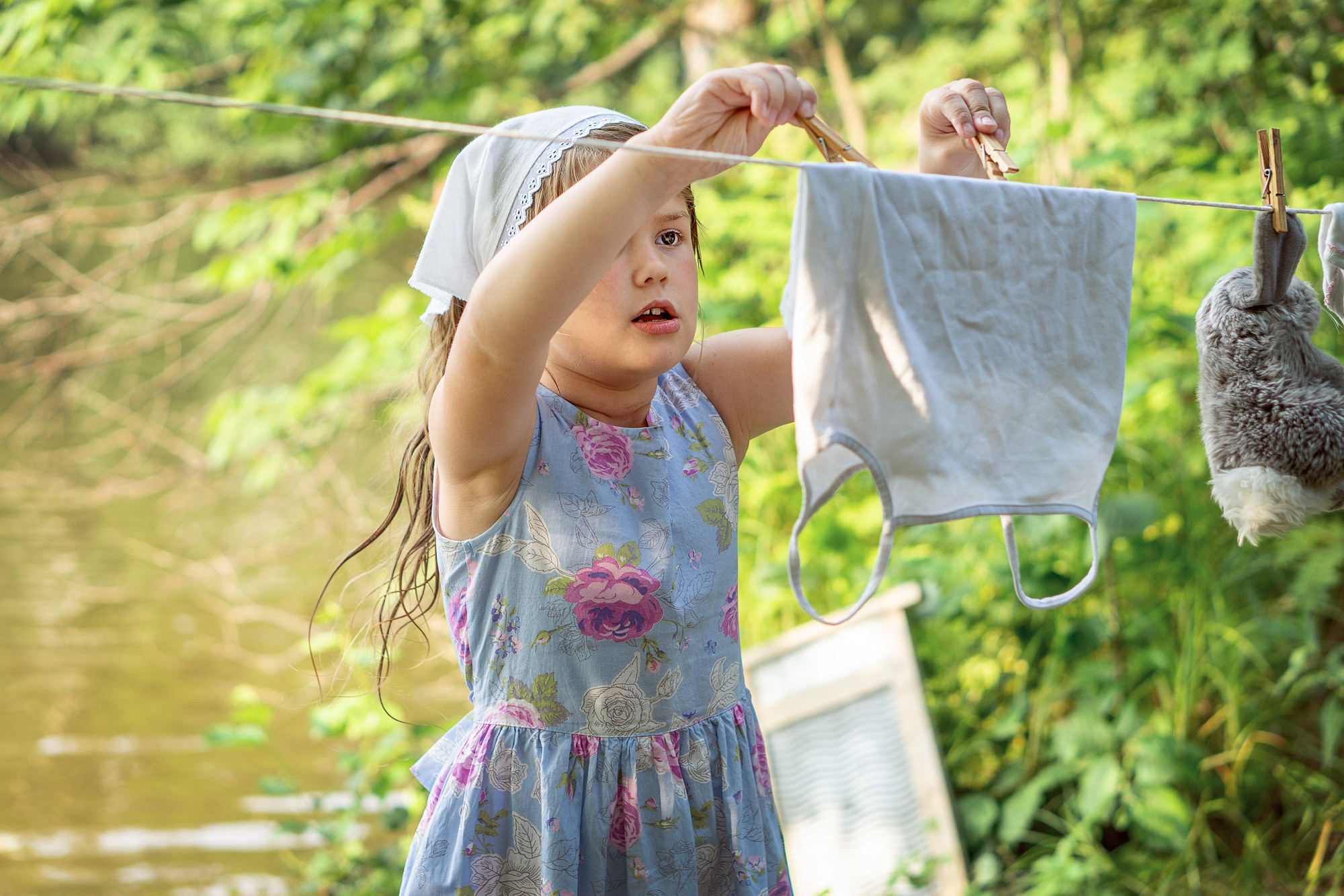 Большая стирка. Семейный и детский фотограф в Хабаровске Анна Гриневич