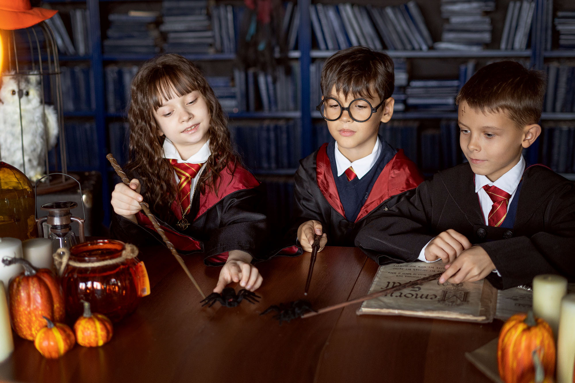 Хэллоуин и Рождество в ХОГВАРТСЕ. Семейный и детский фотограф в Хабаровске Анна Гриневич