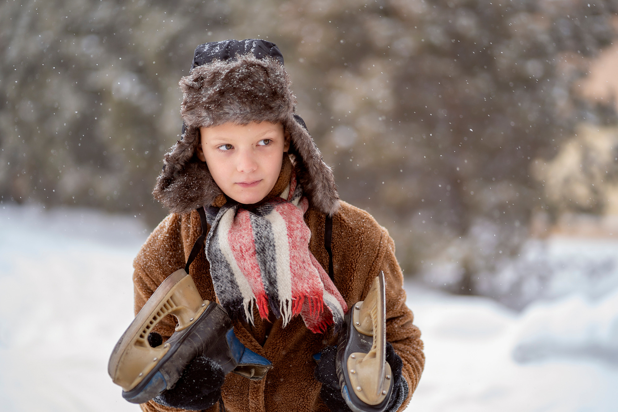 РЕТРО зима. Семейный и детский фотограф в Хабаровске Анна Гриневич