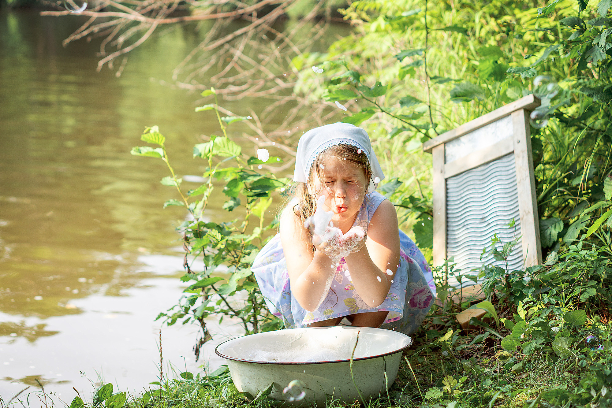 Большая стирка. Семейный и детский фотограф в Хабаровске Анна Гриневич