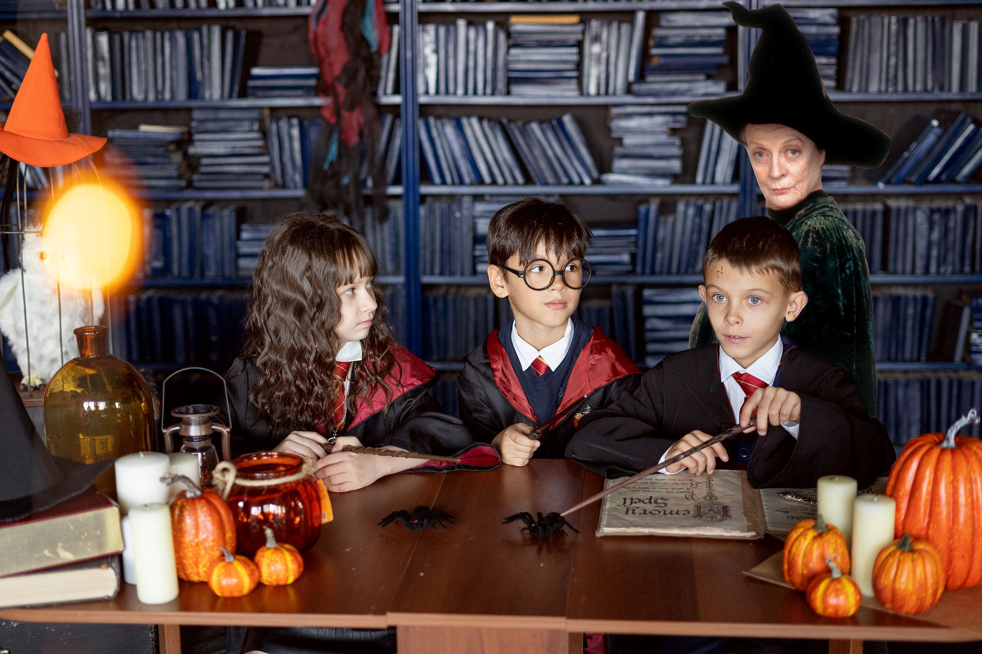 Хэллоуин и Рождество в ХОГВАРТСЕ. Семейный и детский фотограф в Хабаровске Анна Гриневич