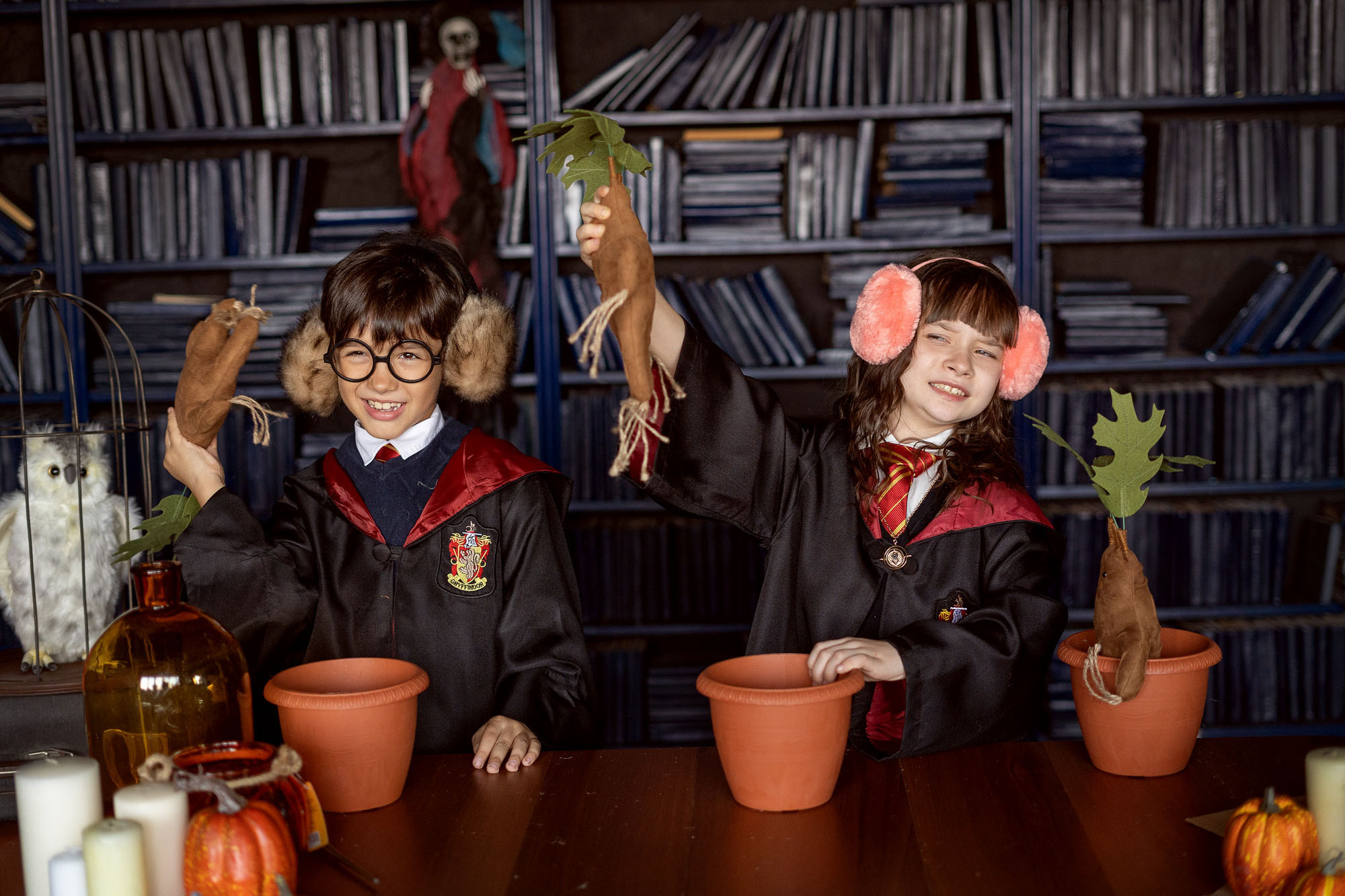 Хэллоуин и Рождество в ХОГВАРТСЕ. Семейный и детский фотограф в Хабаровске Анна Гриневич