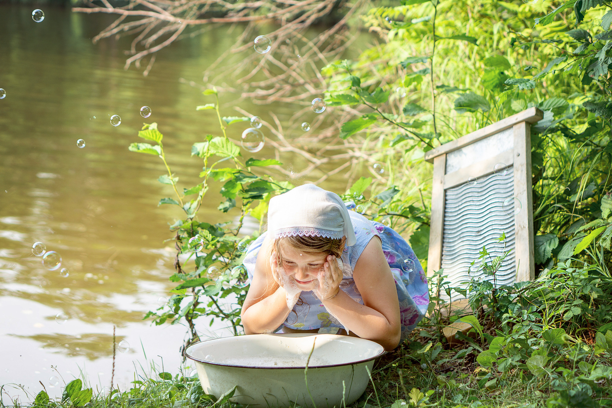 Большая стирка. Семейный и детский фотограф в Хабаровске Анна Гриневич