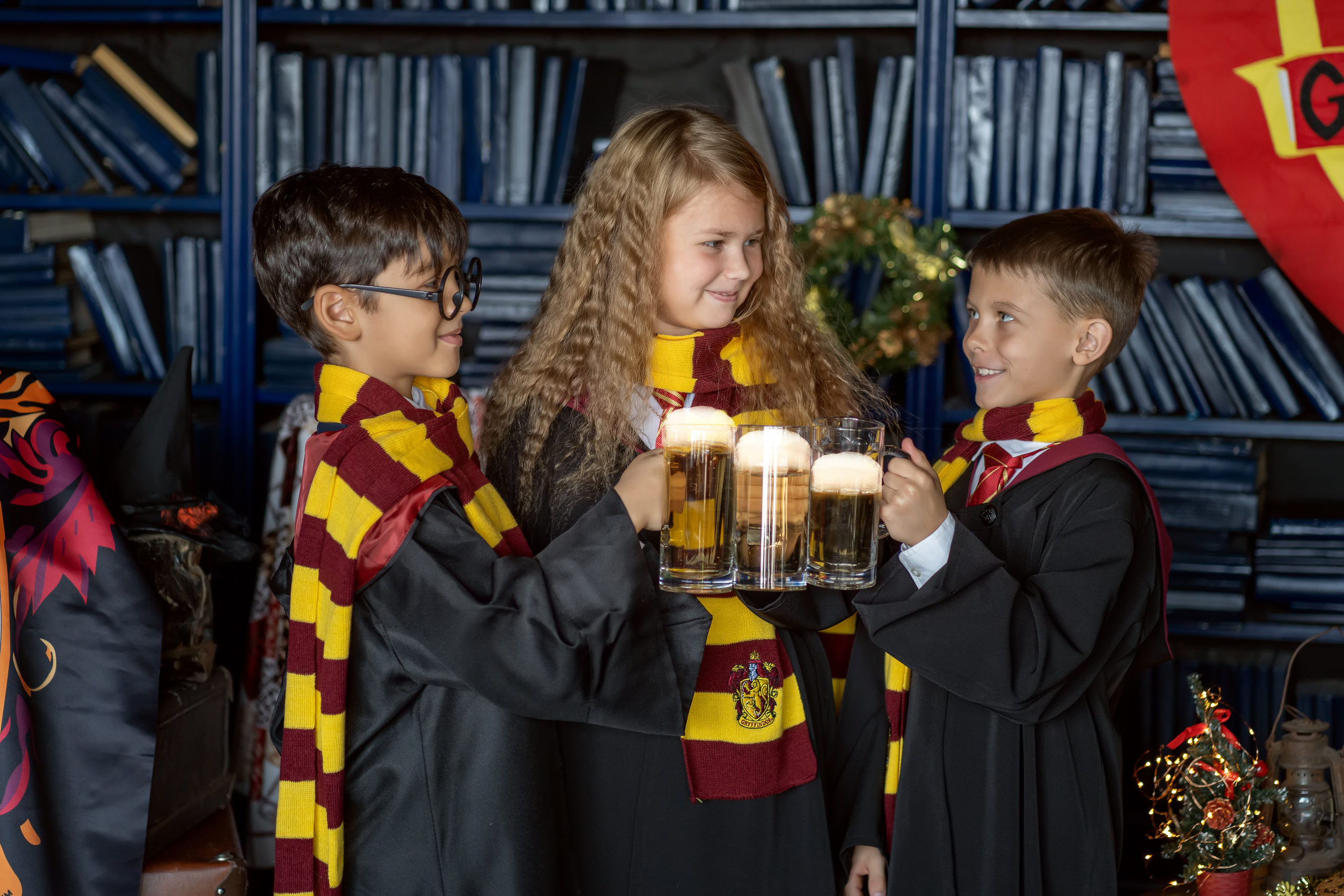 Хэллоуин и Рождество в ХОГВАРТСЕ. Семейный и детский фотограф в Хабаровске Анна Гриневич