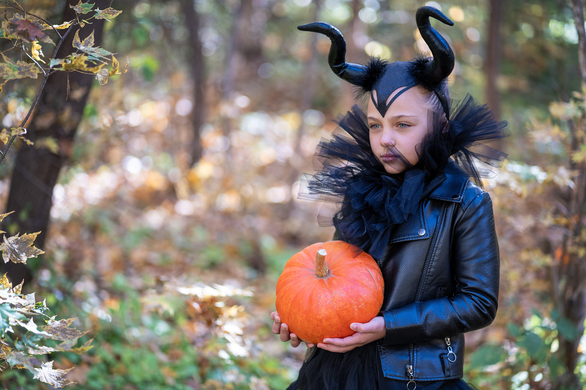 ХЭЛЛОУИН (Малефисента). Семейный и детский фотограф в Хабаровске Анна Гриневич