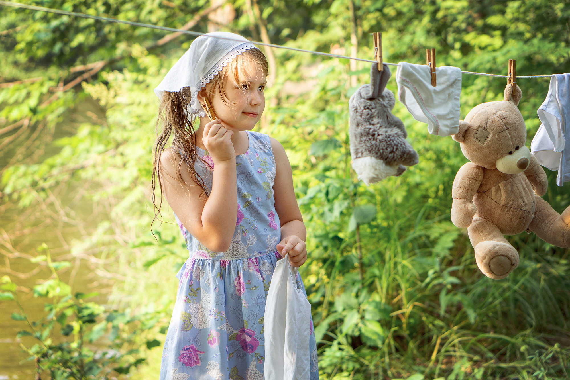 Большая стирка. Семейный и детский фотограф в Хабаровске Анна Гриневич