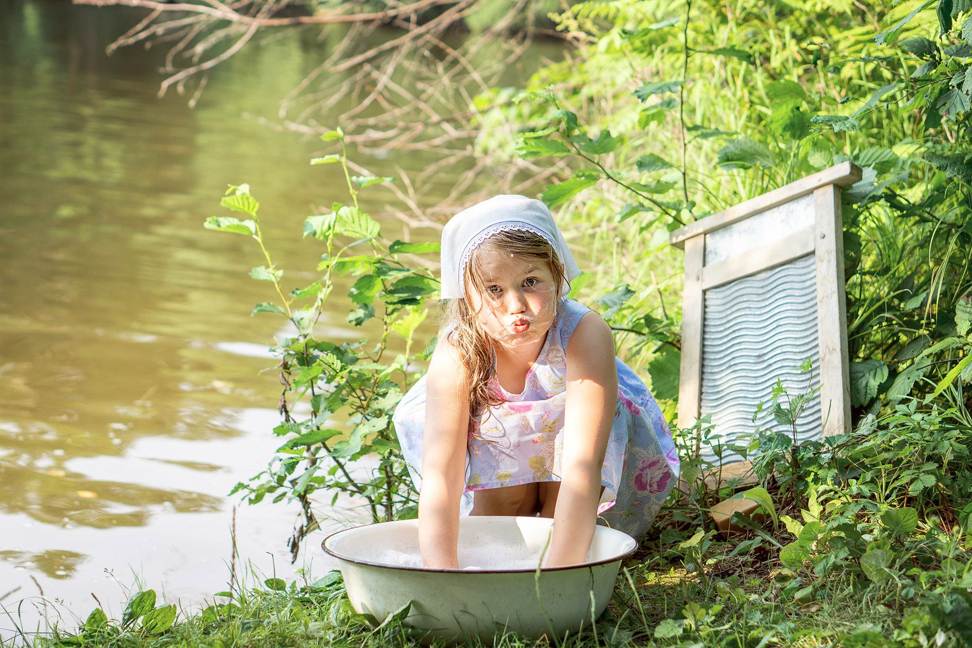 Большая стирка. Семейный и детский фотограф в Хабаровске Анна Гриневич