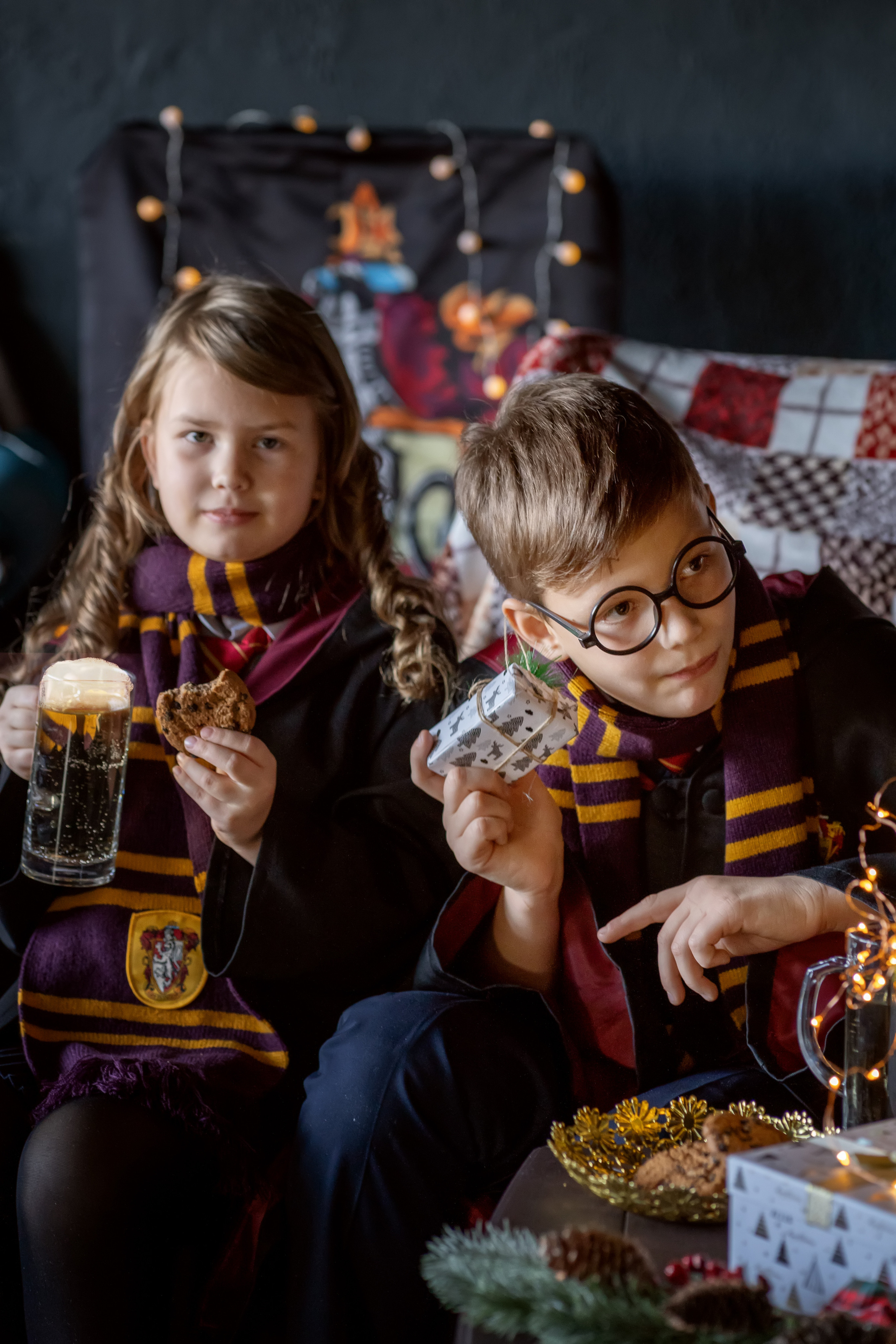 Хэллоуин и Рождество в ХОГВАРТСЕ. Семейный и детский фотограф в Хабаровске Анна Гриневич