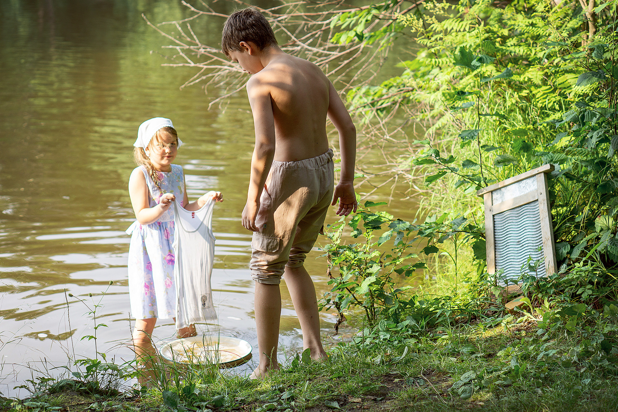 Большая стирка. Семейный и детский фотограф в Хабаровске Анна Гриневич