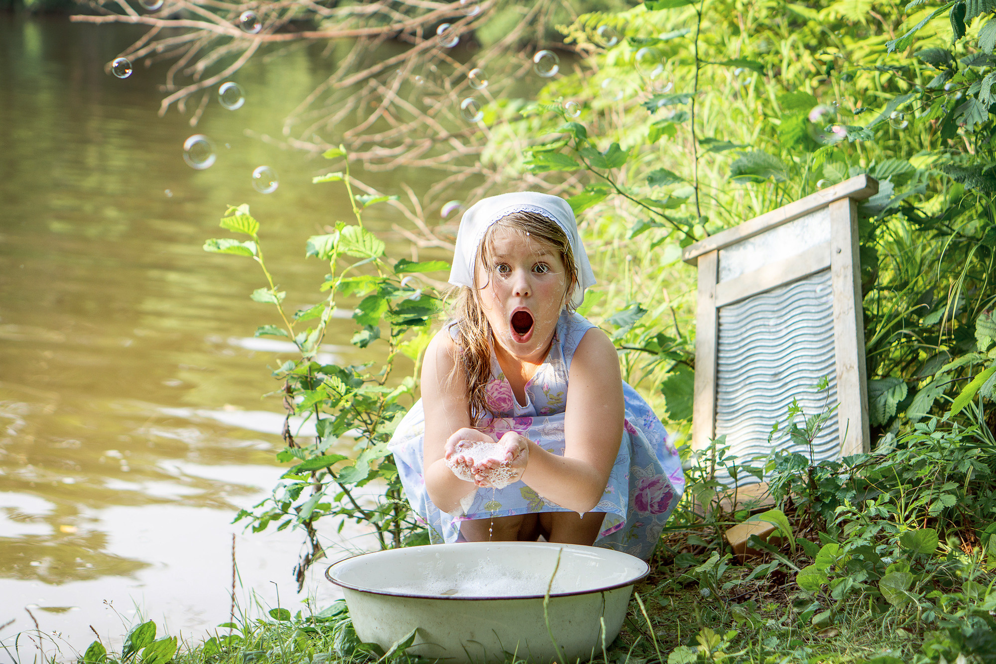 Большая стирка. Семейный и детский фотограф в Хабаровске Анна Гриневич