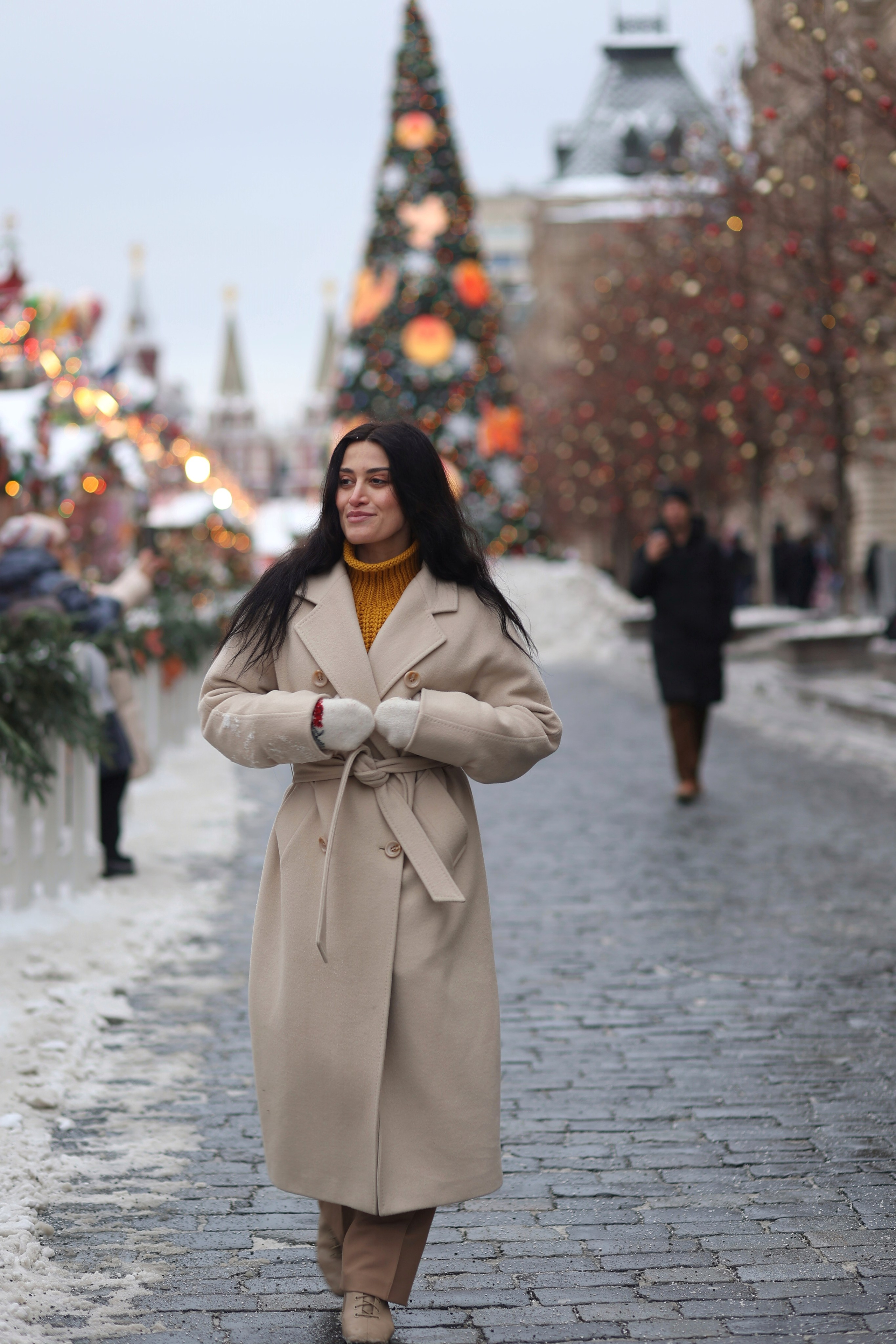 Новогодняя фотосессия. Гум ярмарка. Портретный фотограф Москва