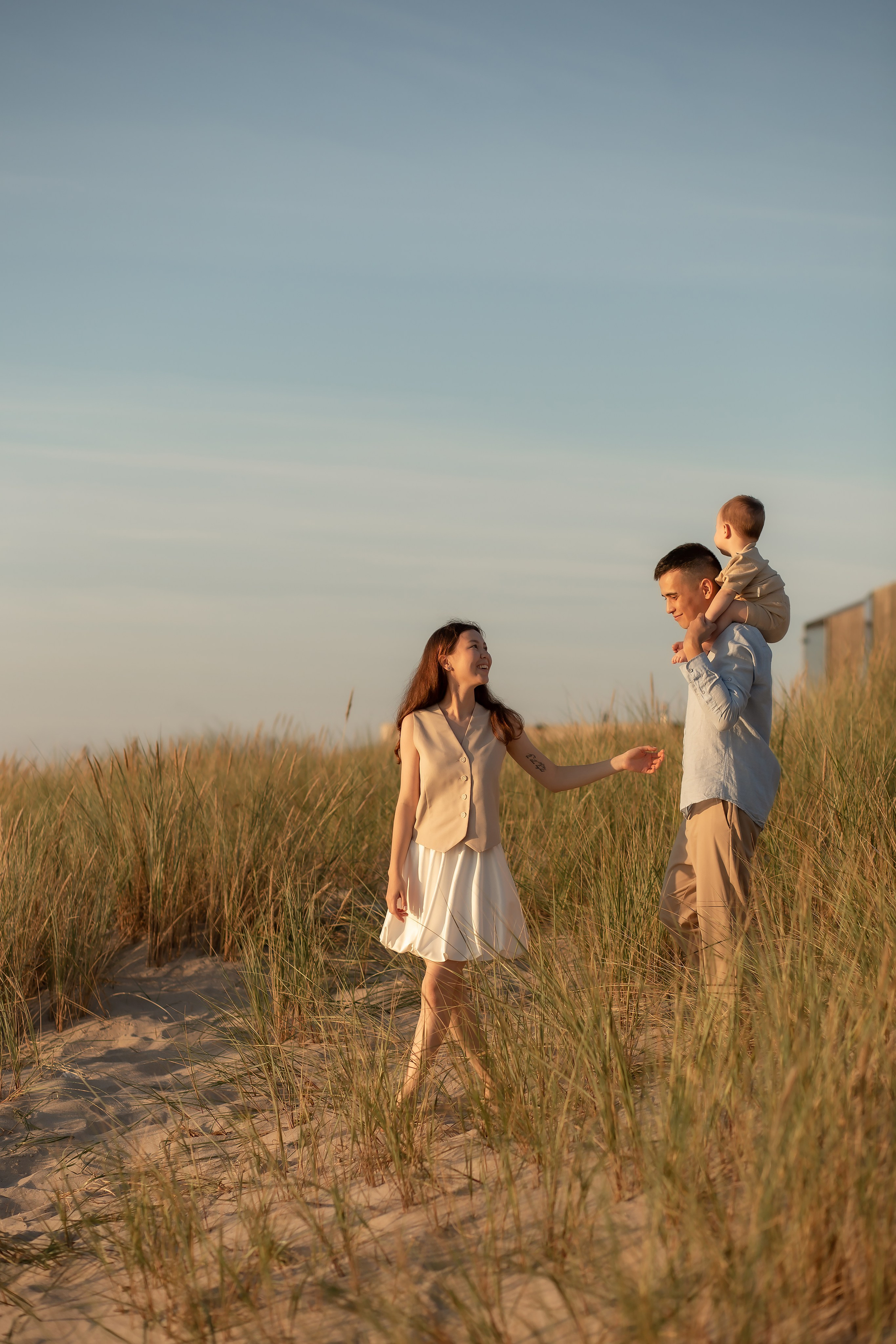Карина, Эмиль и Марсель. На закате лета. Фотограф в Калининграде Решетникова Алина
