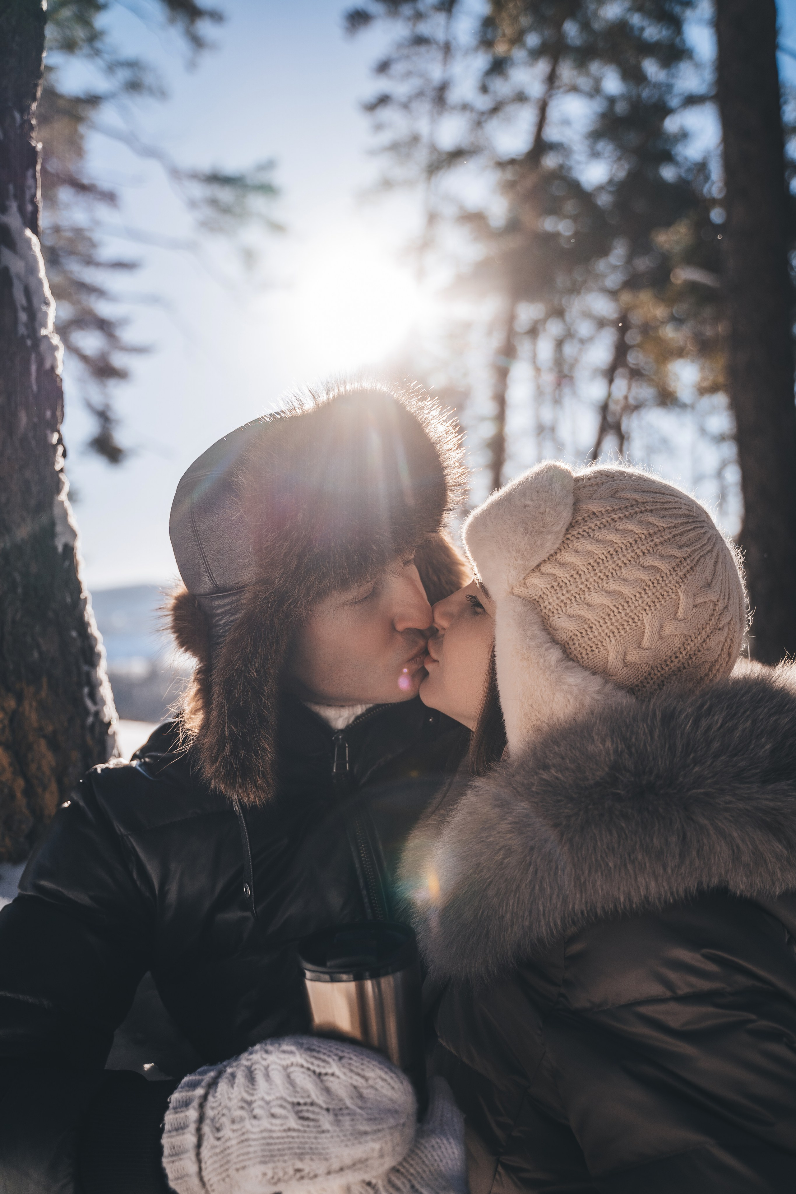 Зимняя lovestory для Витали и Оли. Фотограф в Самаре Екатерина Кроз